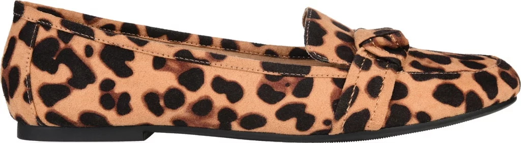 Women's Journee Collection Marci Loafer Leopard Faux Suede 6.5 M