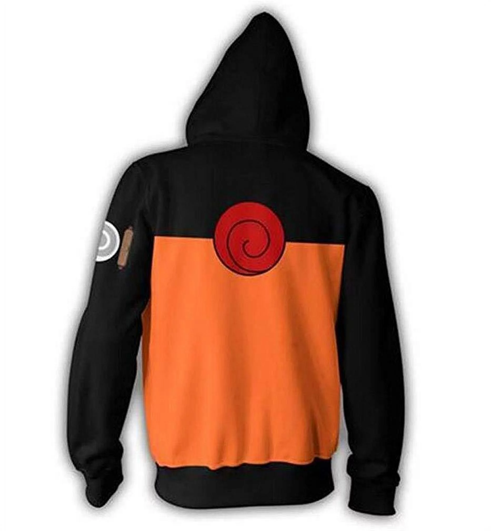 Cosplay Life 3D Print Anime Pullover Hoodie - Manga Character Merch Drawstring Sweater With Kangaroo Pockets For Unisex Adult Orange (2XL)