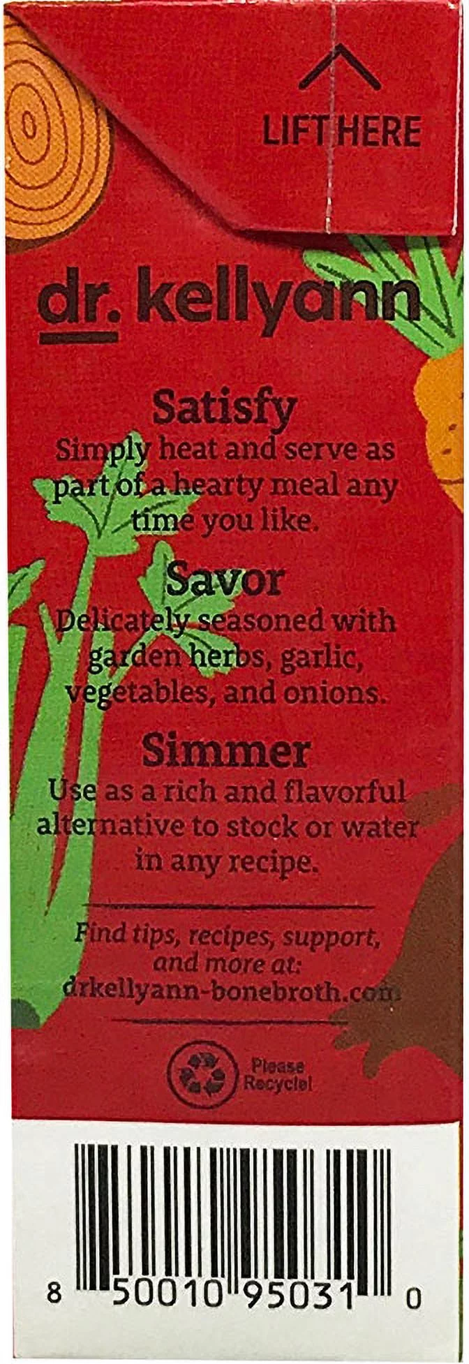 Dr. Kellyann Low Sodium Classic Beef Bone Broth - 16.9 oz