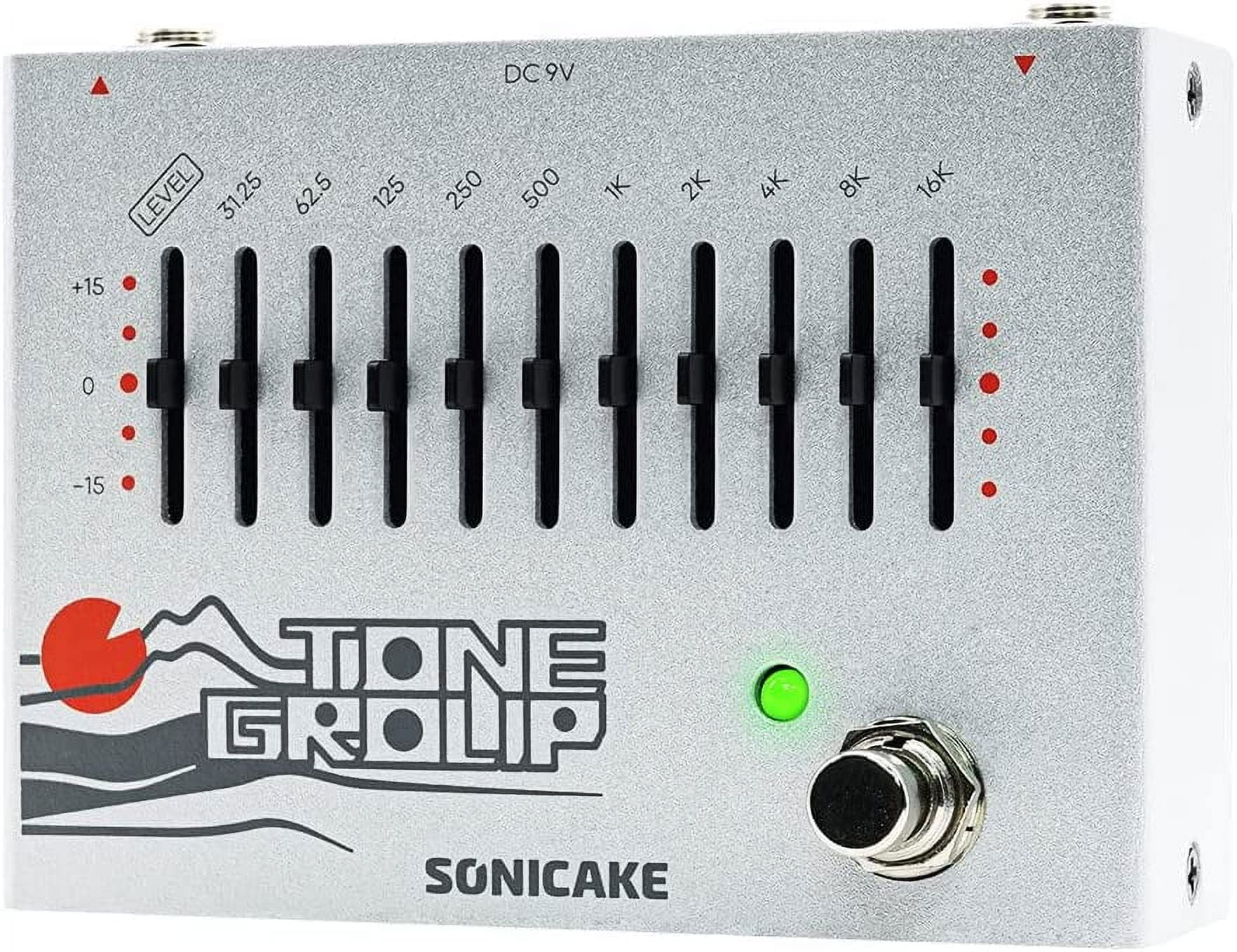 SONICAKE Tone Group 10-Band EQ Equalizer Guitar Bass Effects Pedal