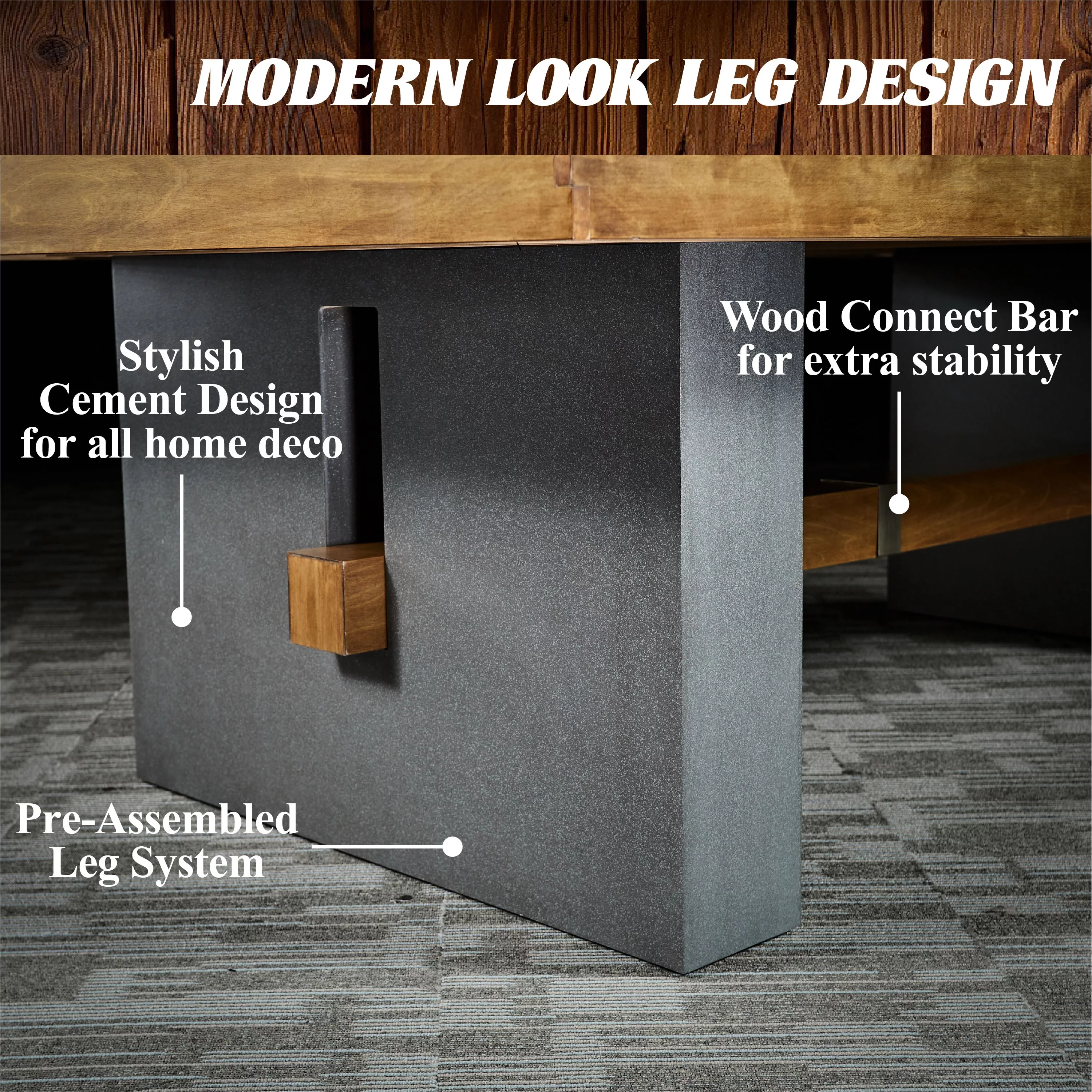 Barrington Billiards 8' Urban Black Drop Pocket Table With Pool Ball and Cue Stick Set