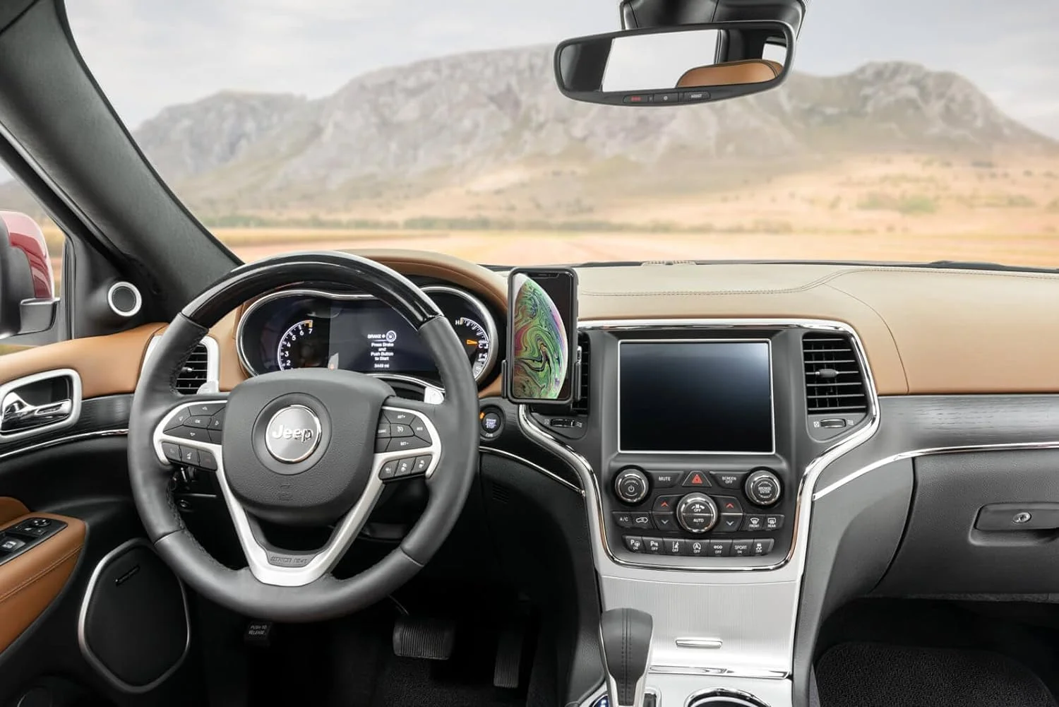 Scosche PC854549 ProClip Center Mount Compatible with 2011-2020 Jeep Grand Cherokee (Mounting Base Only)