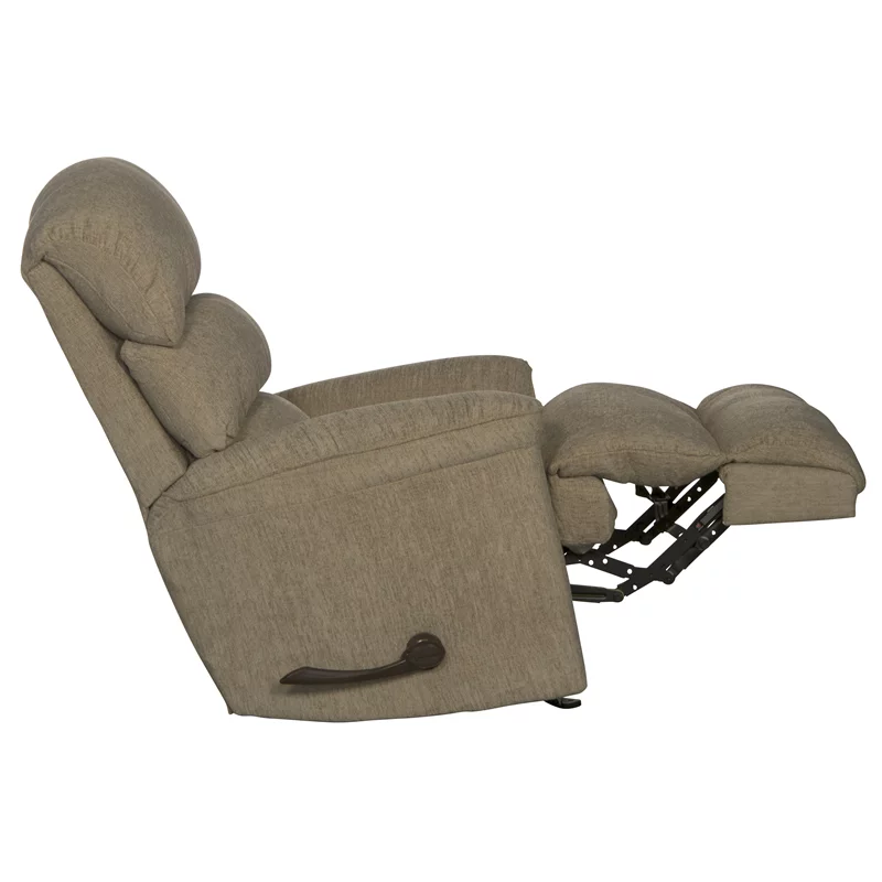 Chaise Rocker Recliner in Linen
