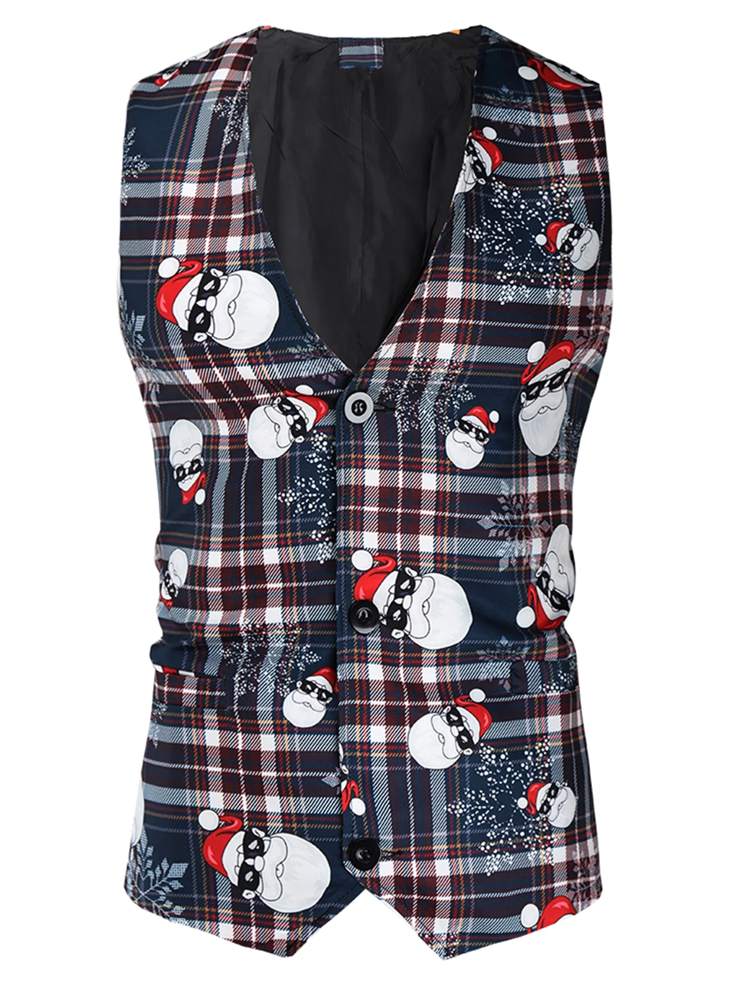 Men's 3 Piece Slim Fit Suit Double Breted Tuxedo Suits Blazer Pants Vest Suit Set