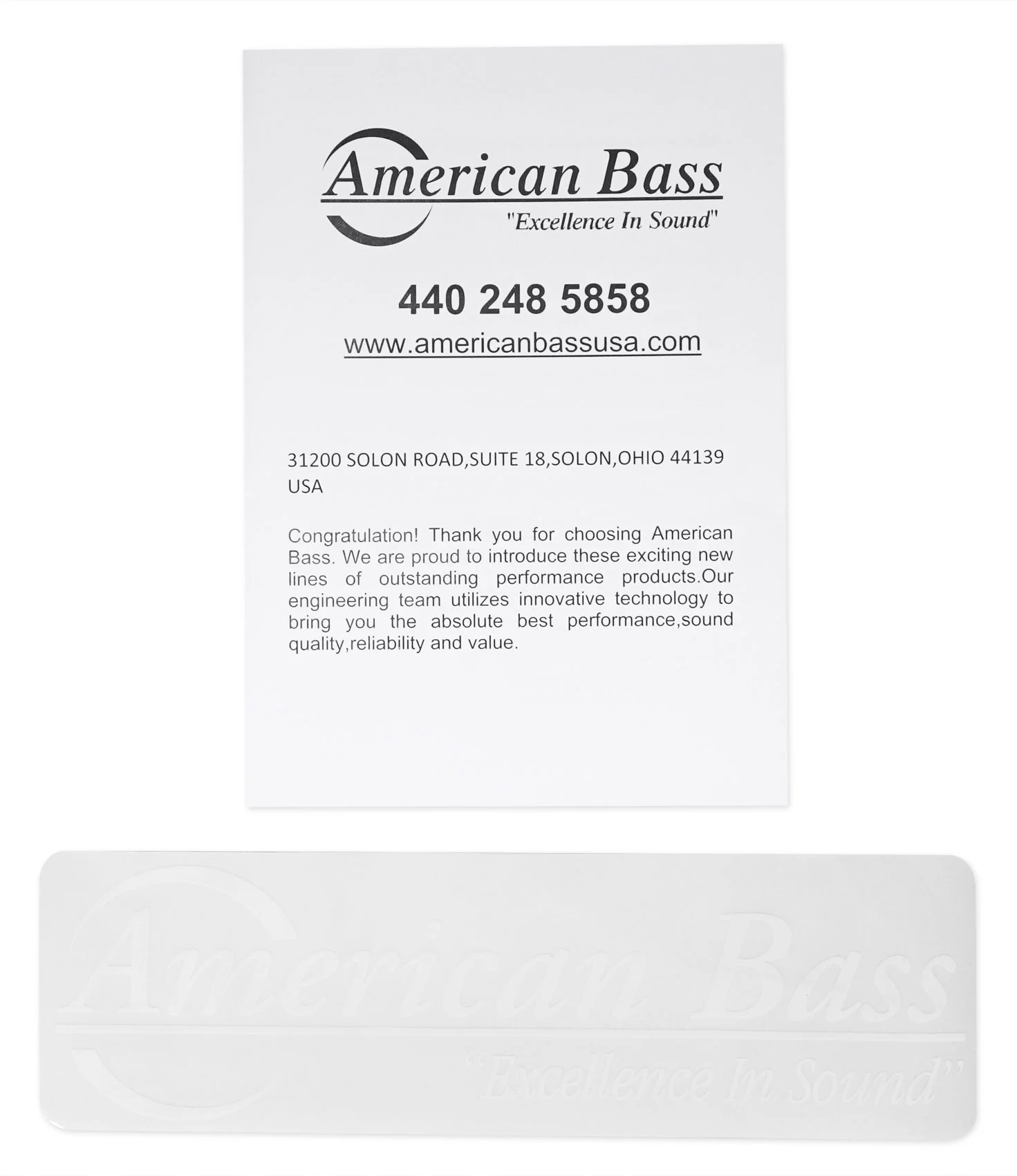 American Bass XO 1544 15