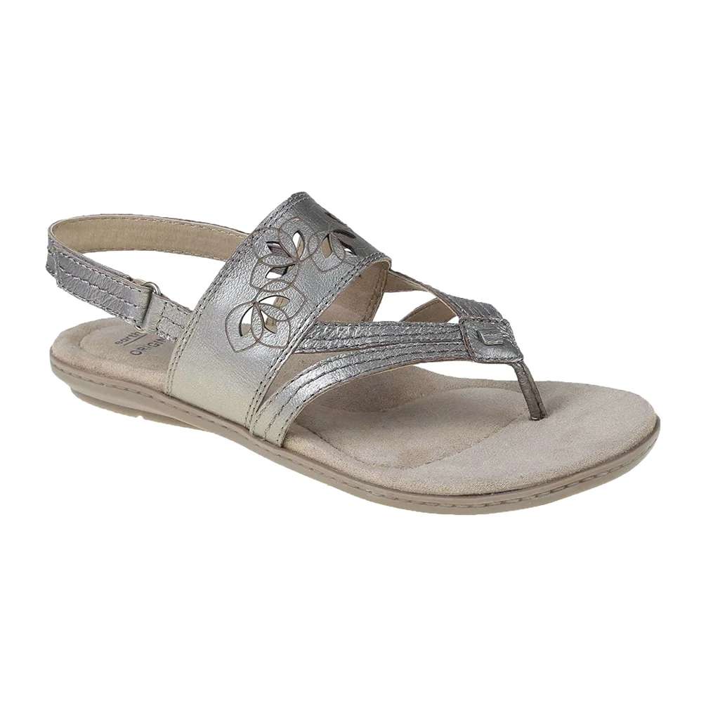 New Earth Origins Women's Belle Becky Sandal Platinum 10
