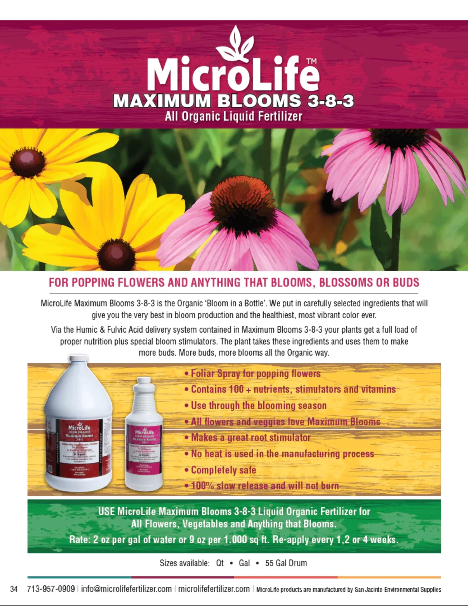 MicroLife Maximum Blooms 3-8-3 | 1 Quart