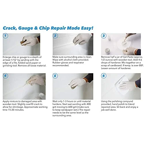 Boat and RV Repair Kit (Bayliner white)