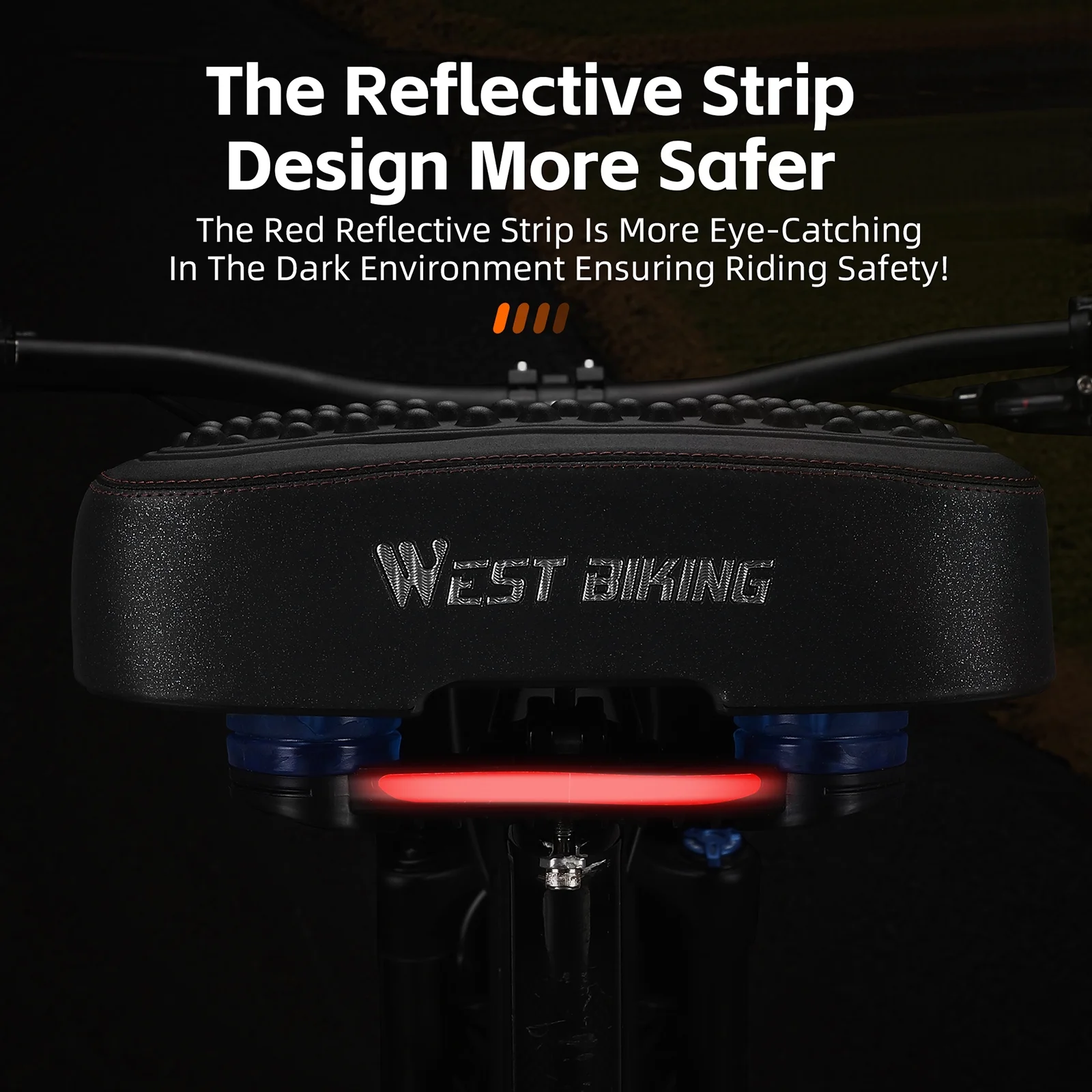 WEST BIKING Bicycle saddles,BUZHI Widen Elasticity Bike Pad Road Soft Elasticity Bike Saddle Thickened Widen Elasticity PU Pad Road Bike Saddle Soft Saddles SIUKE