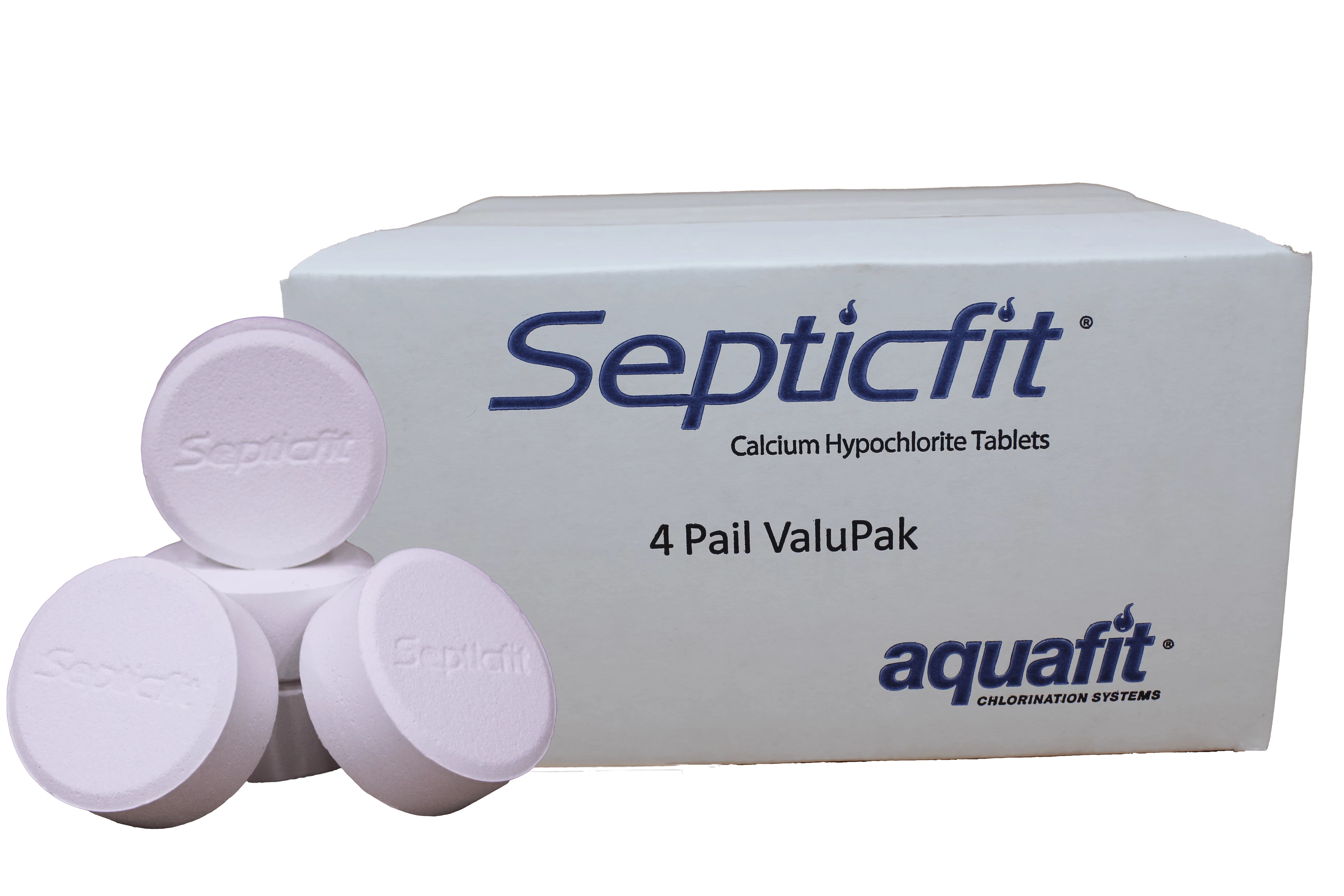 Septicfit Septic Chlorine Tablet - 4 Pail Value Pack - 6 Tablet Pails - 8.2 lbs NOT for USE in Swimming Pools