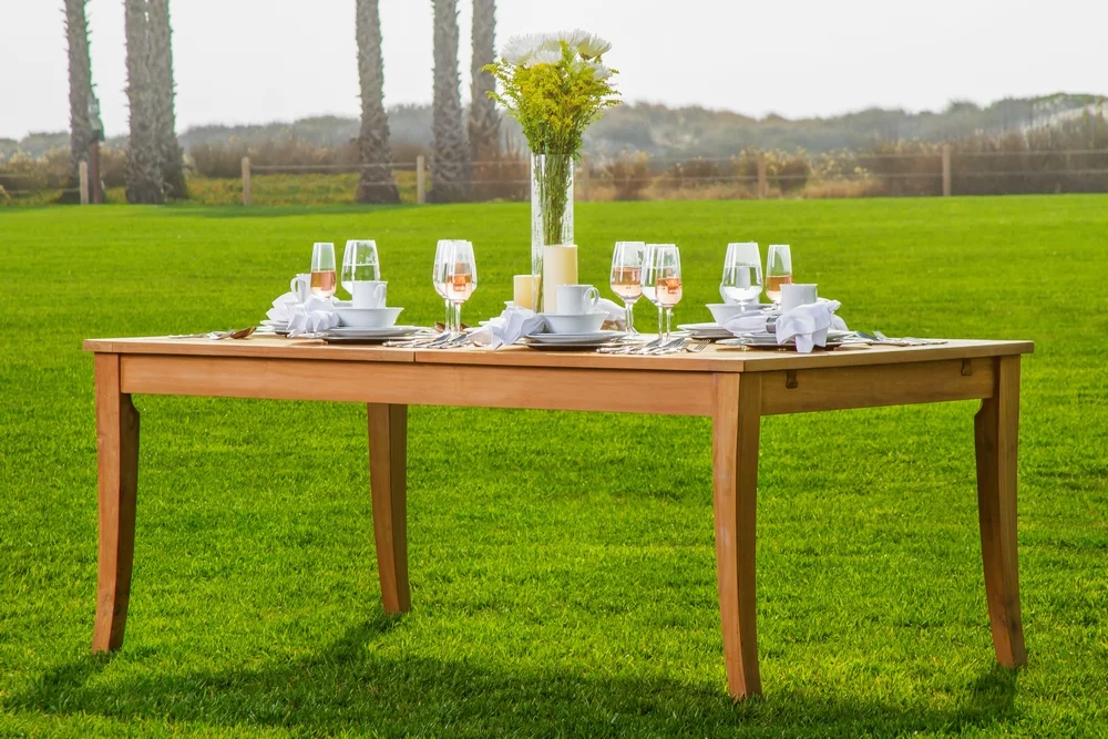 Teak Dining Set:12 Seater 13 Pc Atnas 118