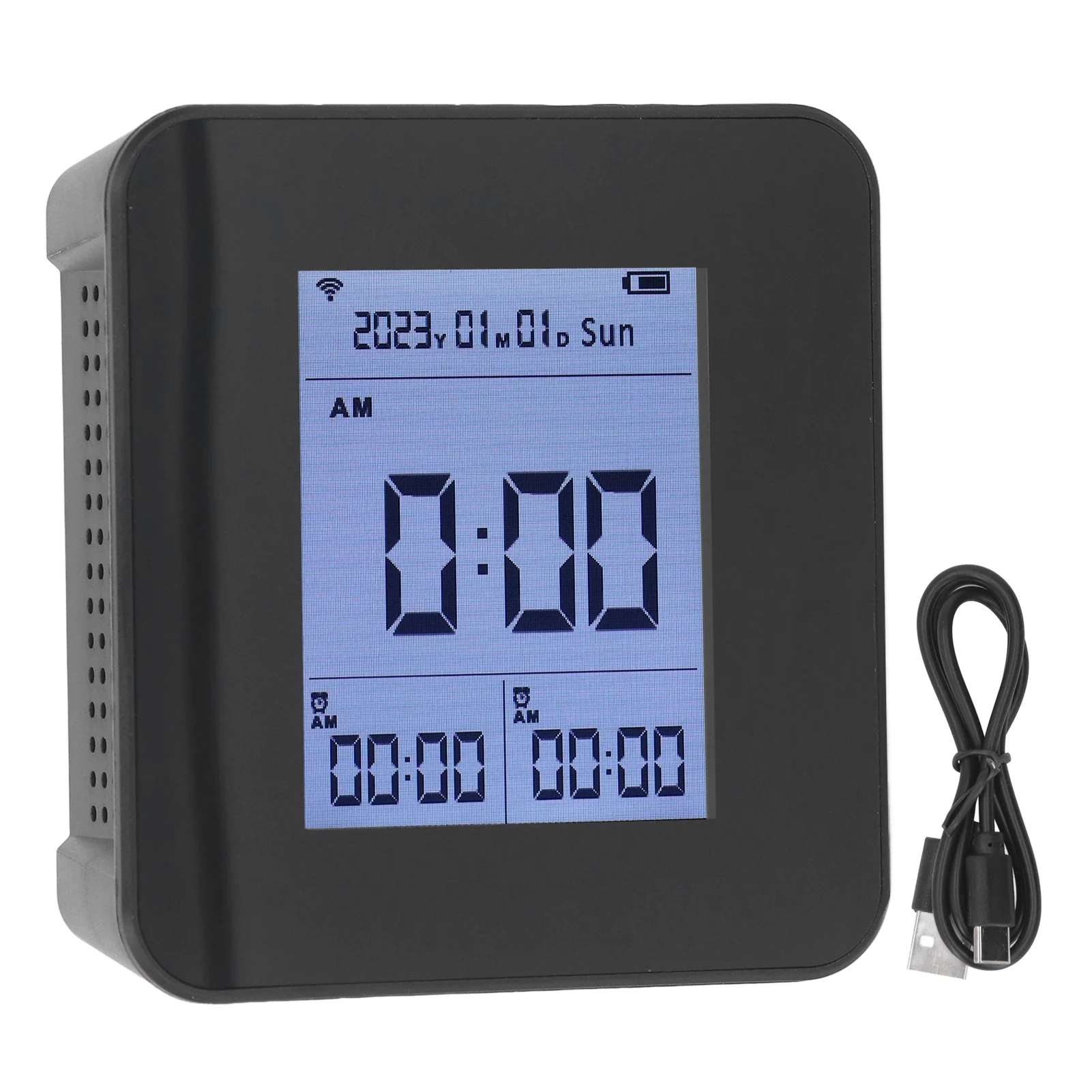 Air Quality Monitor,3.7v 2000mah Tuya Intelligent Wifi Multifunctional Co2 Detector Indoor Meter for Indooor Outdoor Air Quality Testing