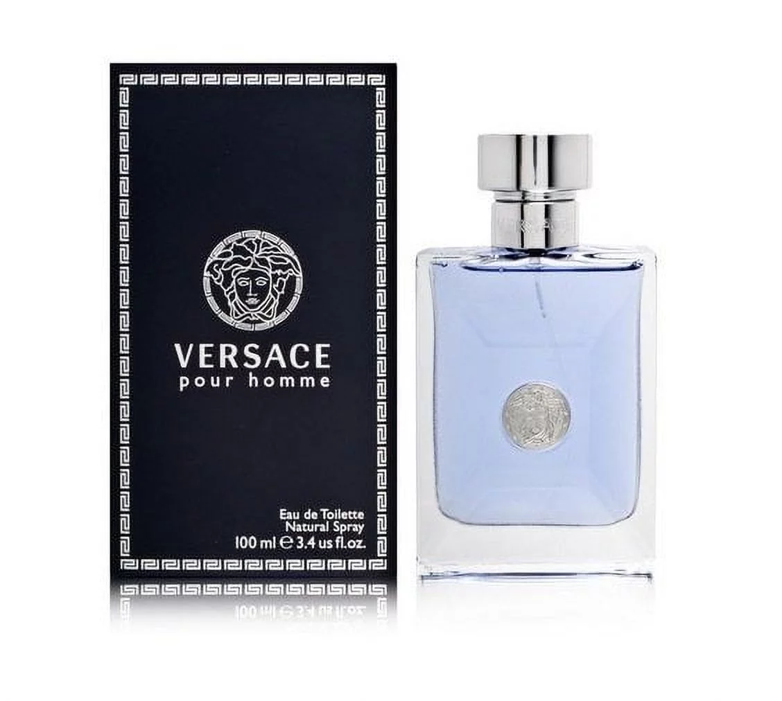 Versace Pour Homme by Versace 3.4 oz EDT spray mens cologne 100 ml NIB