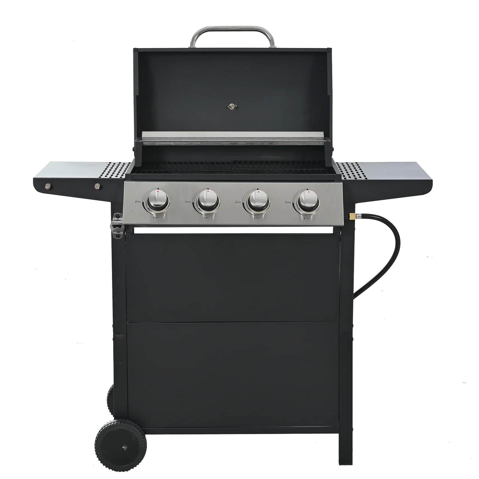 Propane Grill 4 Burner  Garden Barbecue Grill Stainless Steel Gas Grill