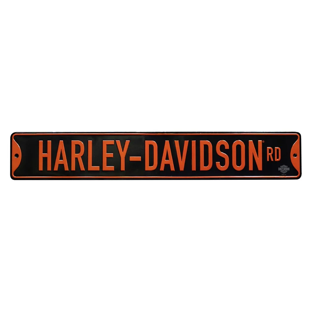 Harley-Davidson Embossed Tin Sign, Harley-Davidson Road, 32 x 5.3 inches, Harley Davidson