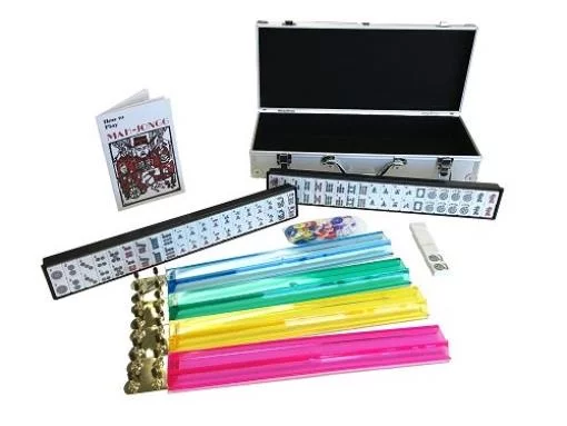 Classic Games Collection Deluxe Mah Jong Set, Aluminum Case