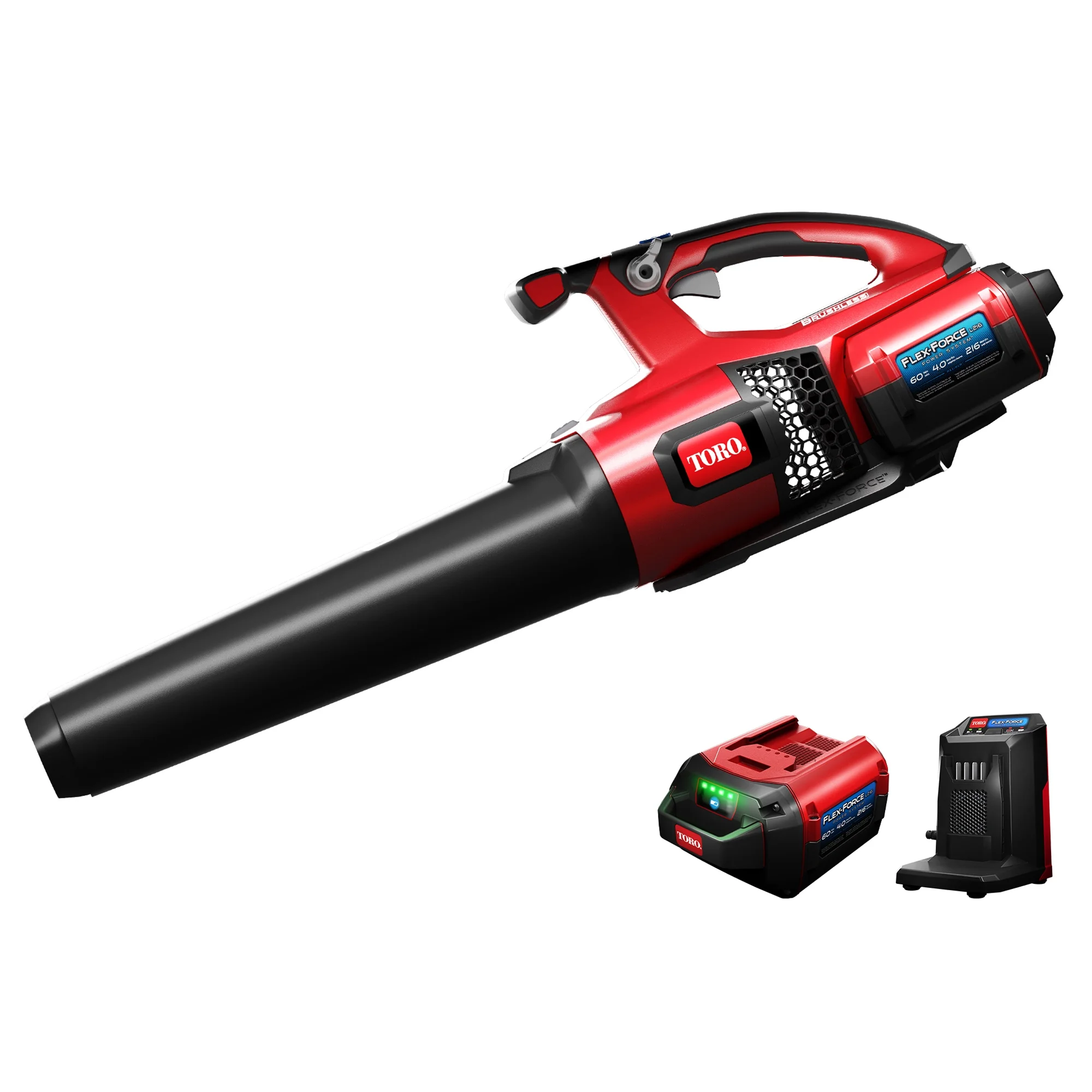 Toro 60 Volt Brushless Cordless Leaf Blower w/ 4 Ah Battery and Charger