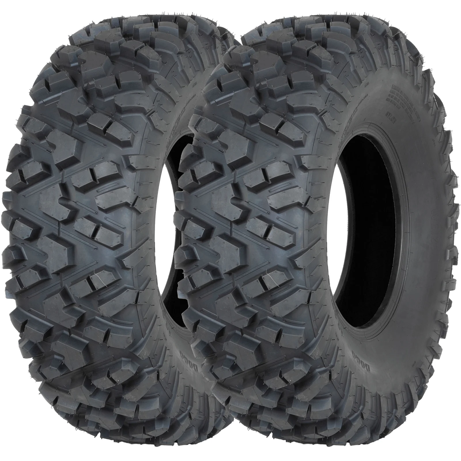 WEIZE All Terrain ATV Tires, Set of 2 Front 27x9-12, 6PR, 27x9x12 UTV Tire