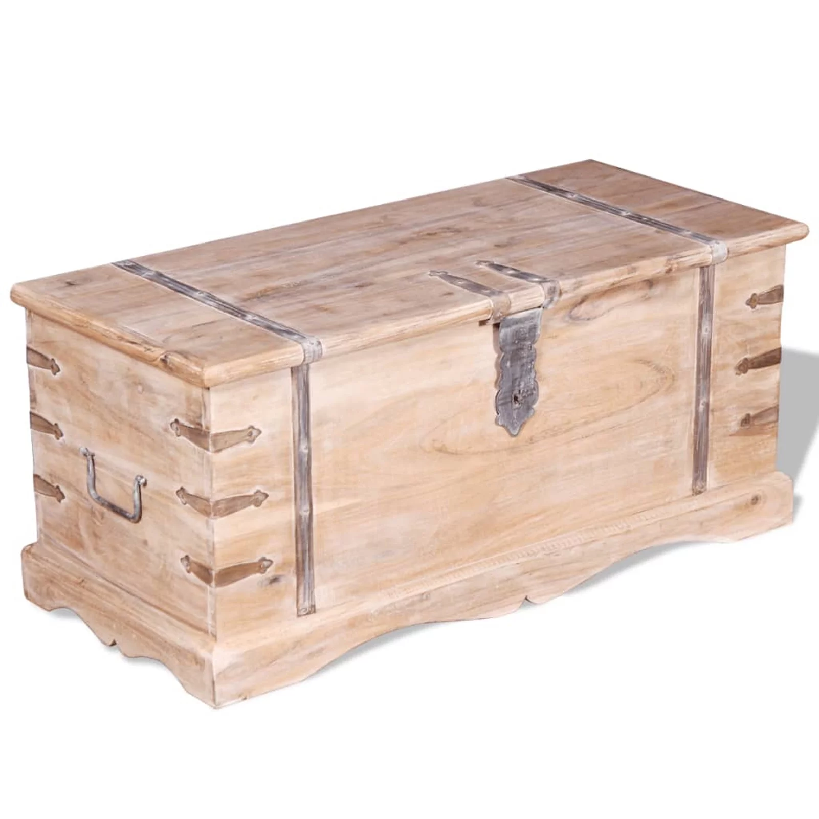 Walmeck Storage Chest Acacia Wood