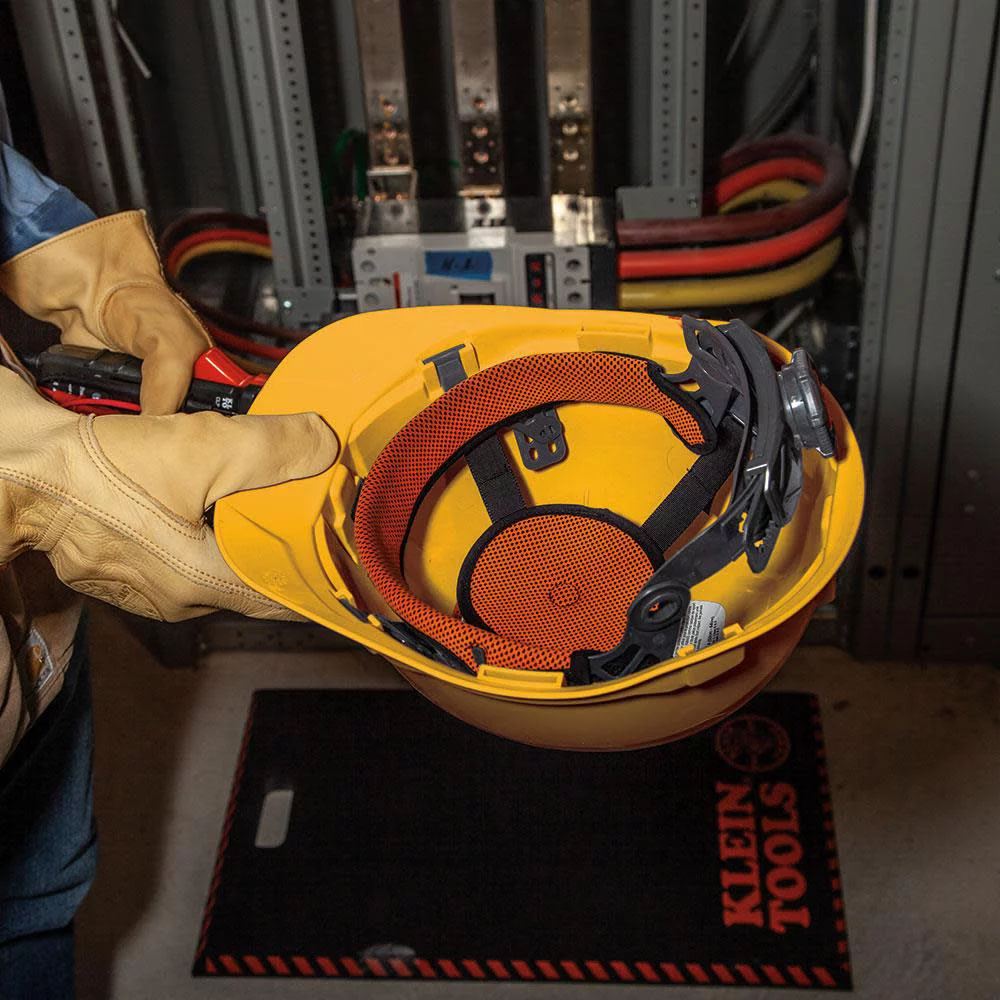 Klein Tools Hard Hat, Non-Vented Cap Style
