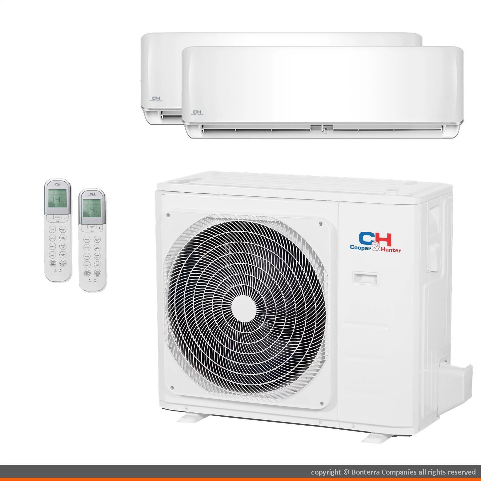 Cooper & Hunter Mini Split Air Conditioner Heat Pump 2 Zone 9000 24000 BTU