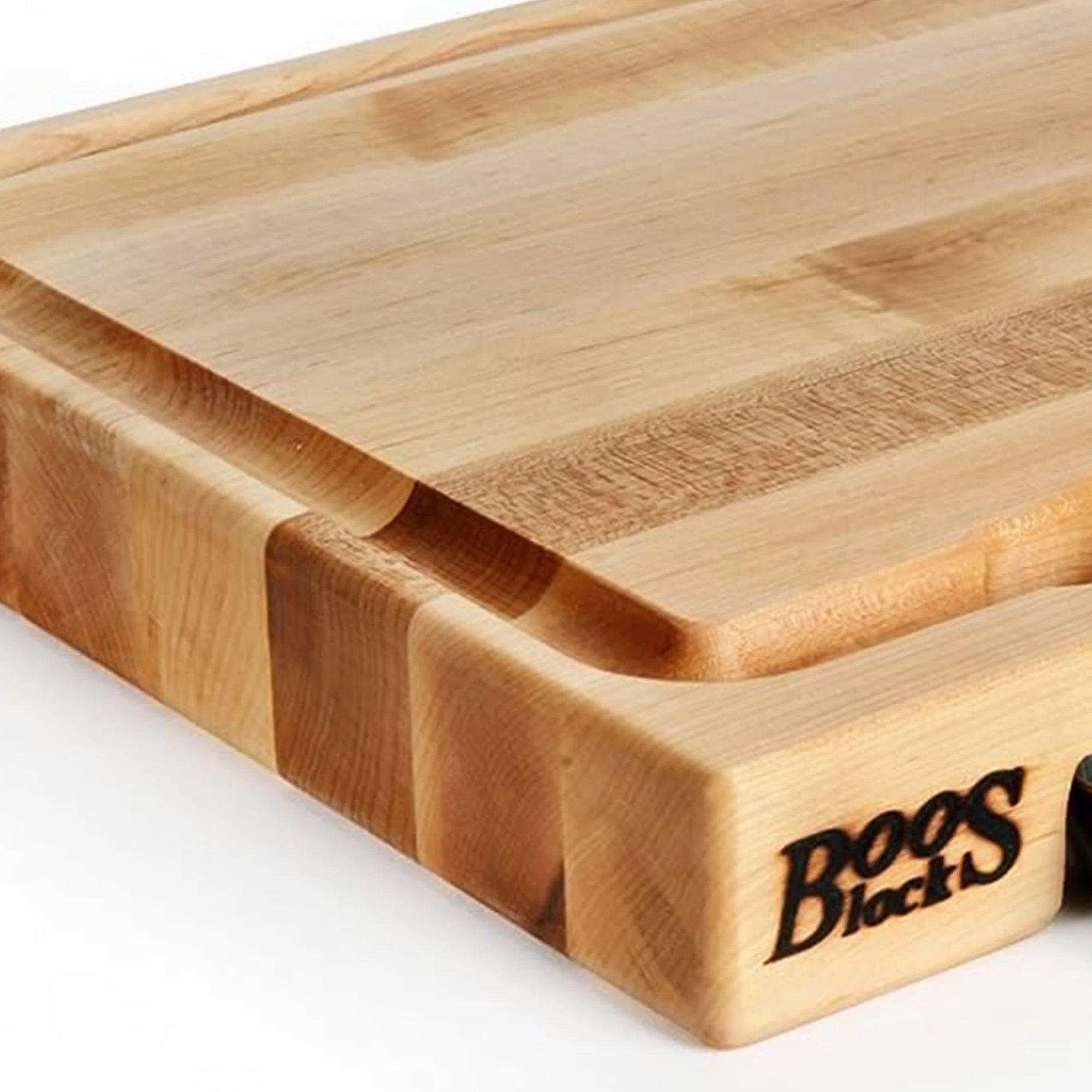 John Boos Newtown Prep Master Maple Cutting Board & Pan, 15