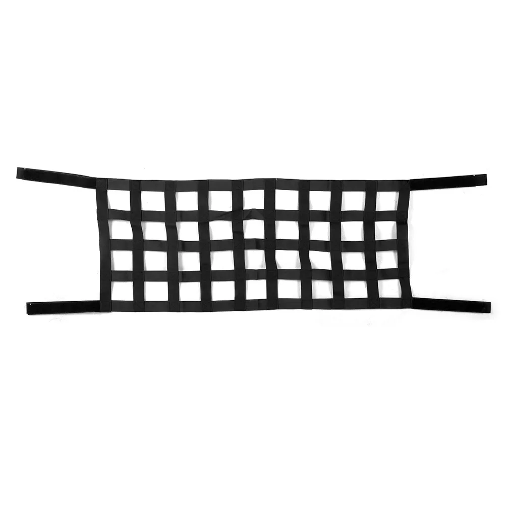 Car Roof Net Hammock, Car Roof Storage Network Cover Compatible with Wrangler TJ JK JL1997-2018 Black(black)