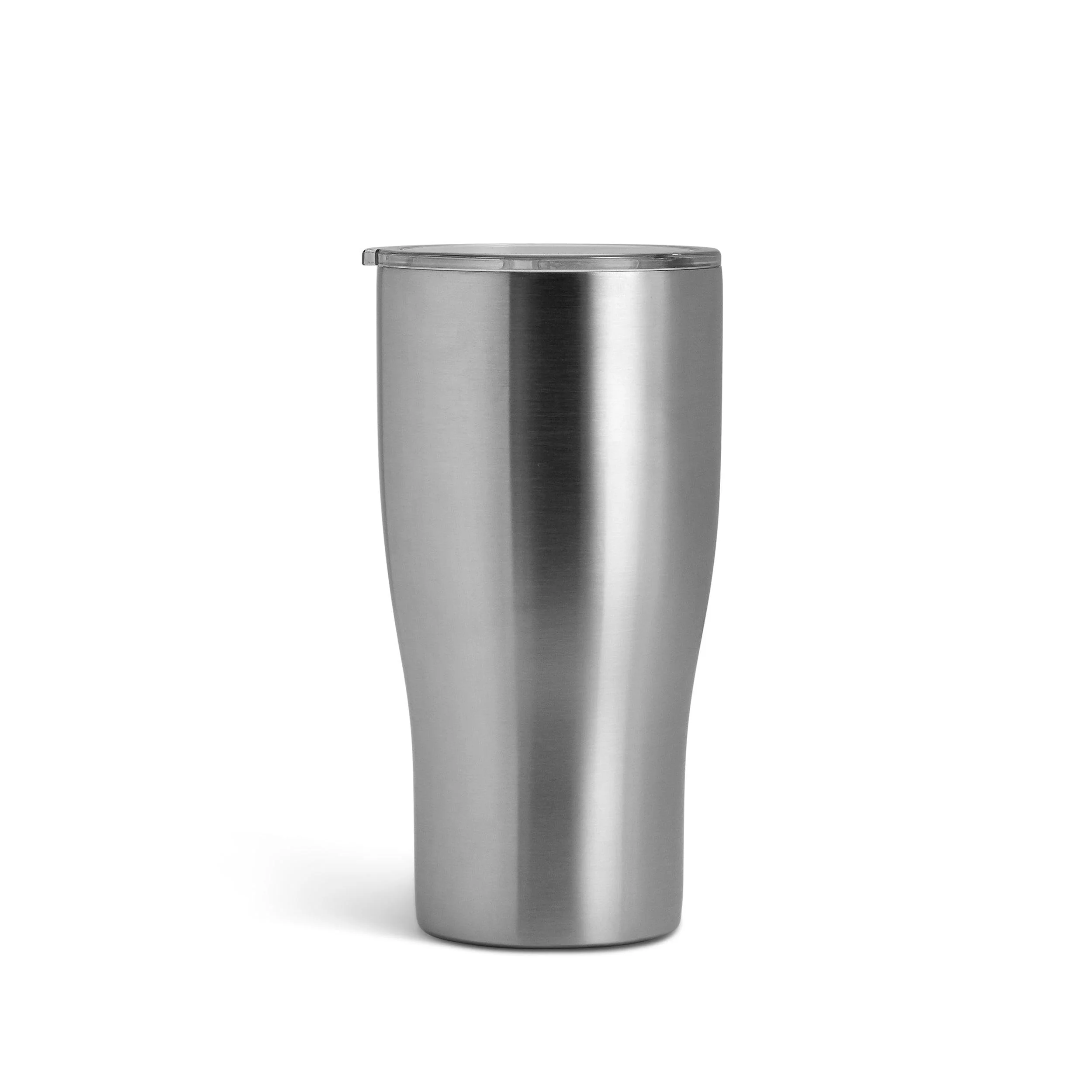 Makerflo Destash 25 Pack 30 oz Curve Tumbler, Stainless Steel Insulated Tumblers, Silver