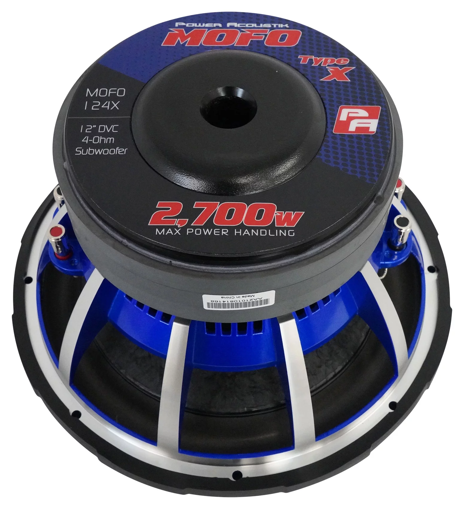 (2) Power Acoustik MOFO-124X 12