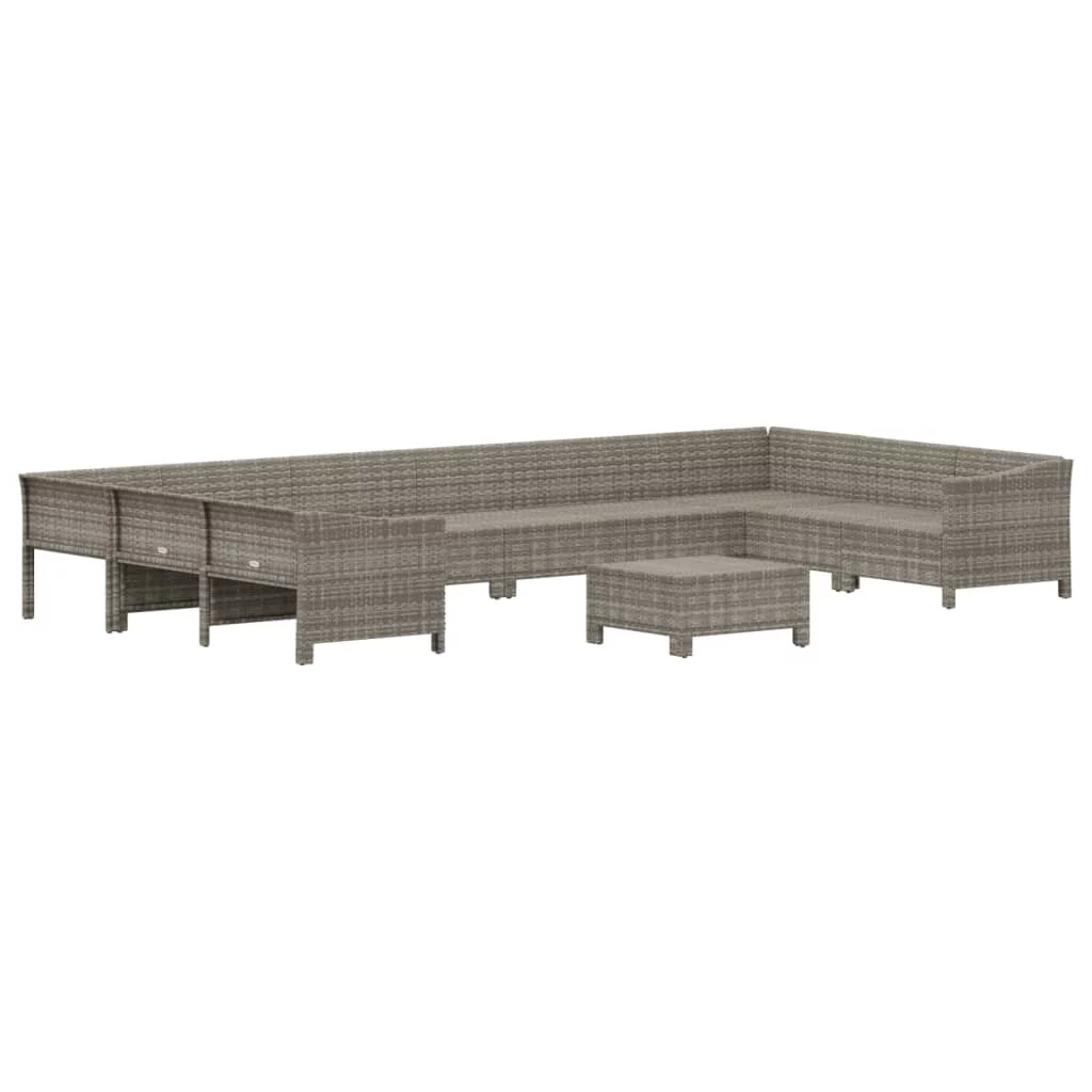 Andoer parcel,11 Piece Patio Piece Patio Set Patio Conversation Rattan Set With Cushions Patio FurniturePatio Set With Furniture Patio Conversation Rewis Cushions Poly Rattan Camerina Ciadaz