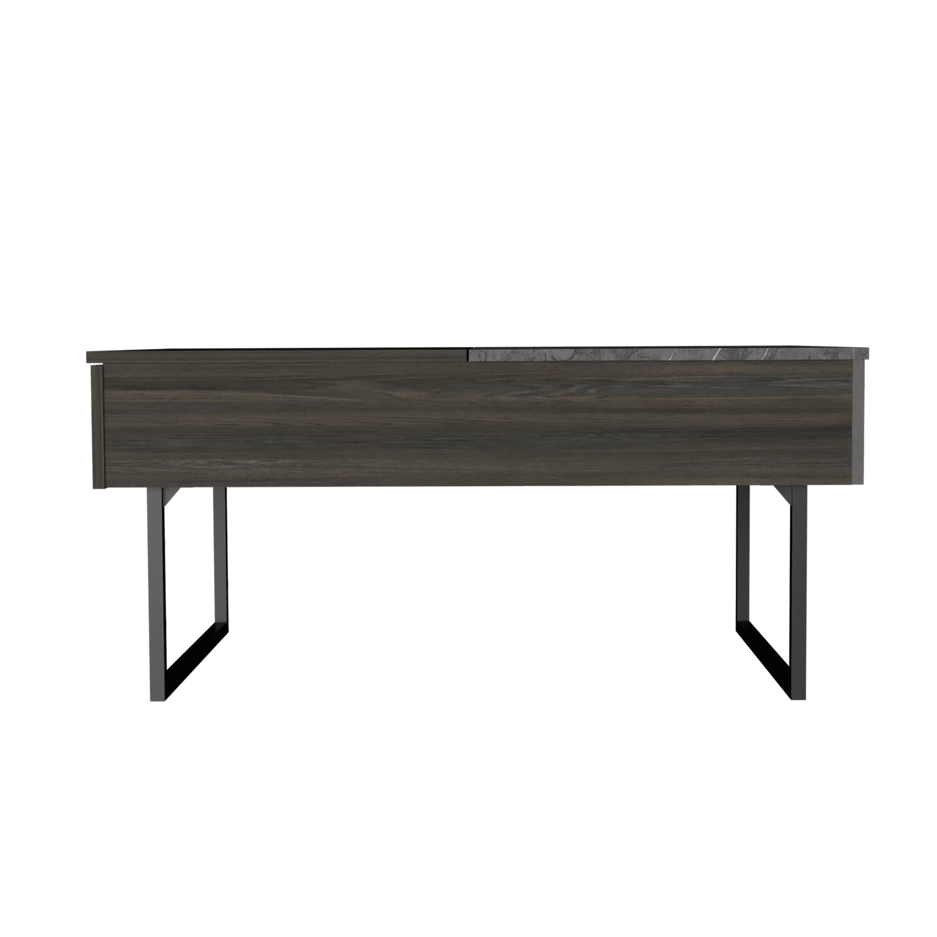 CoSoTower Westover Rectangle Lift Top Coffee Table Carbon Espresso And Onyx