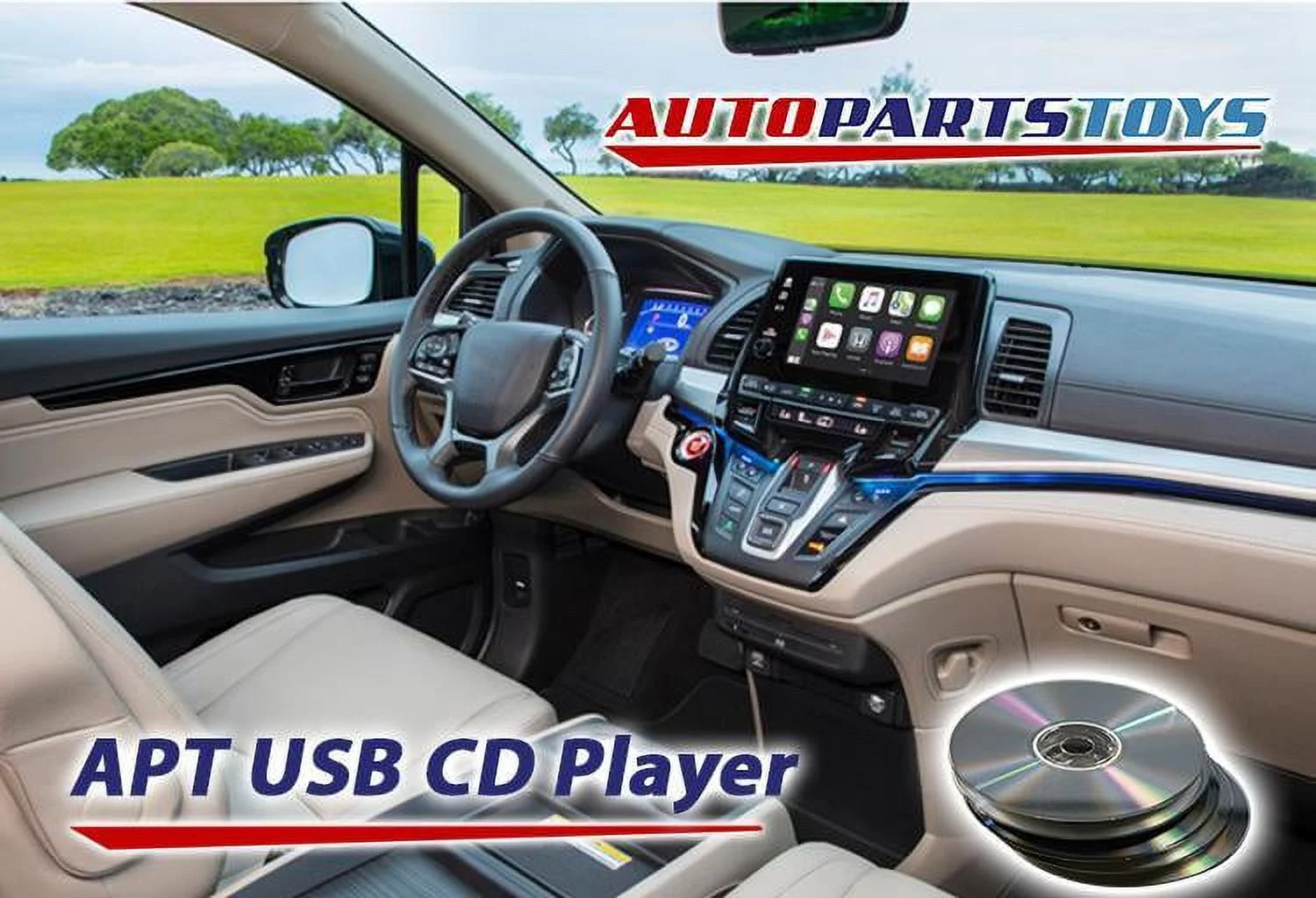 APT USB CD Player 2017-2024 Fits GMC Terrain
