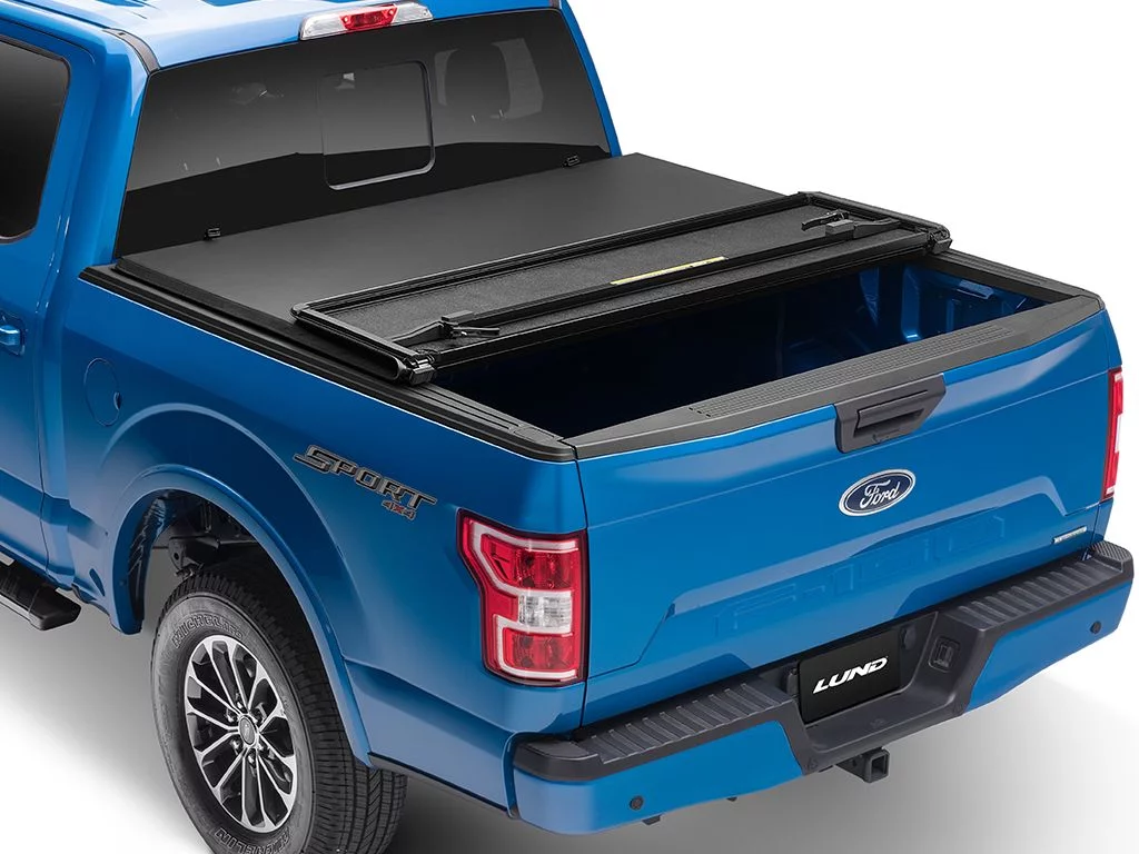 Lund By Realtruck 969155 Black Hard Fold Tonneau Cover Compatible with Select: 2007-2013 Chevrolet Silverado, 2008-2013 GMC Sierra