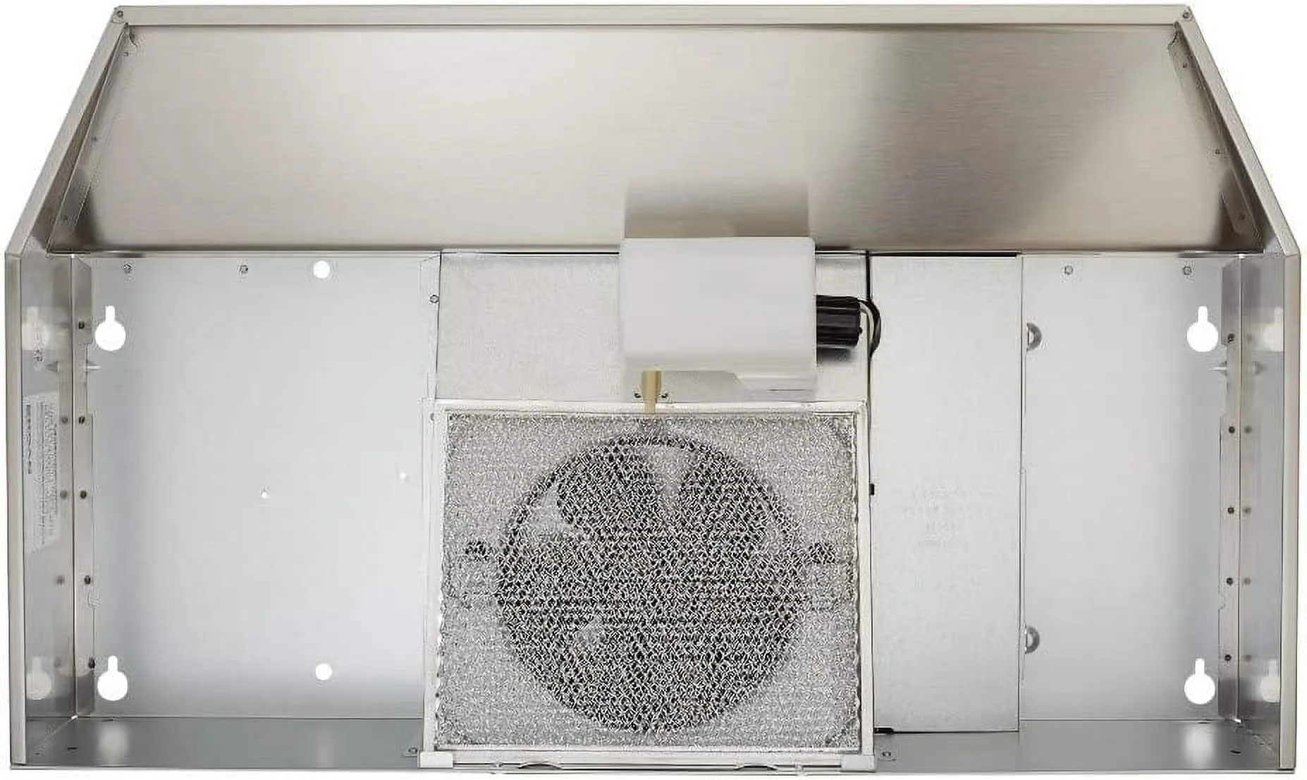 AUCHI  403023 B000UW02A6 30-inch Under-Cabinet Convertible Range Hood with 2-Speed Exhaust Fan and Light, Black