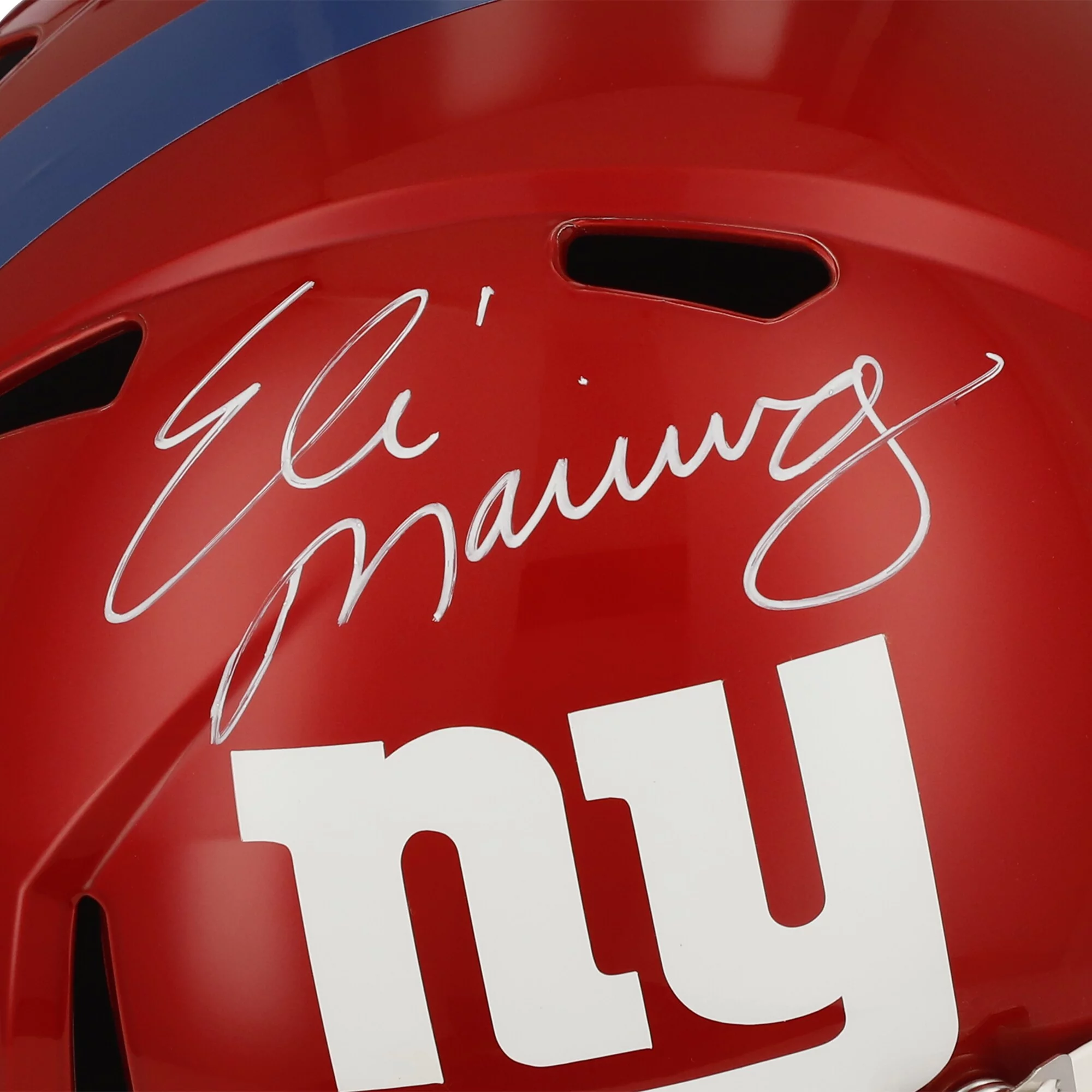 Eli Manning New York Giants Autographed Riddell Flash Speed Replica Helmet - Fanatics Authentic Certified