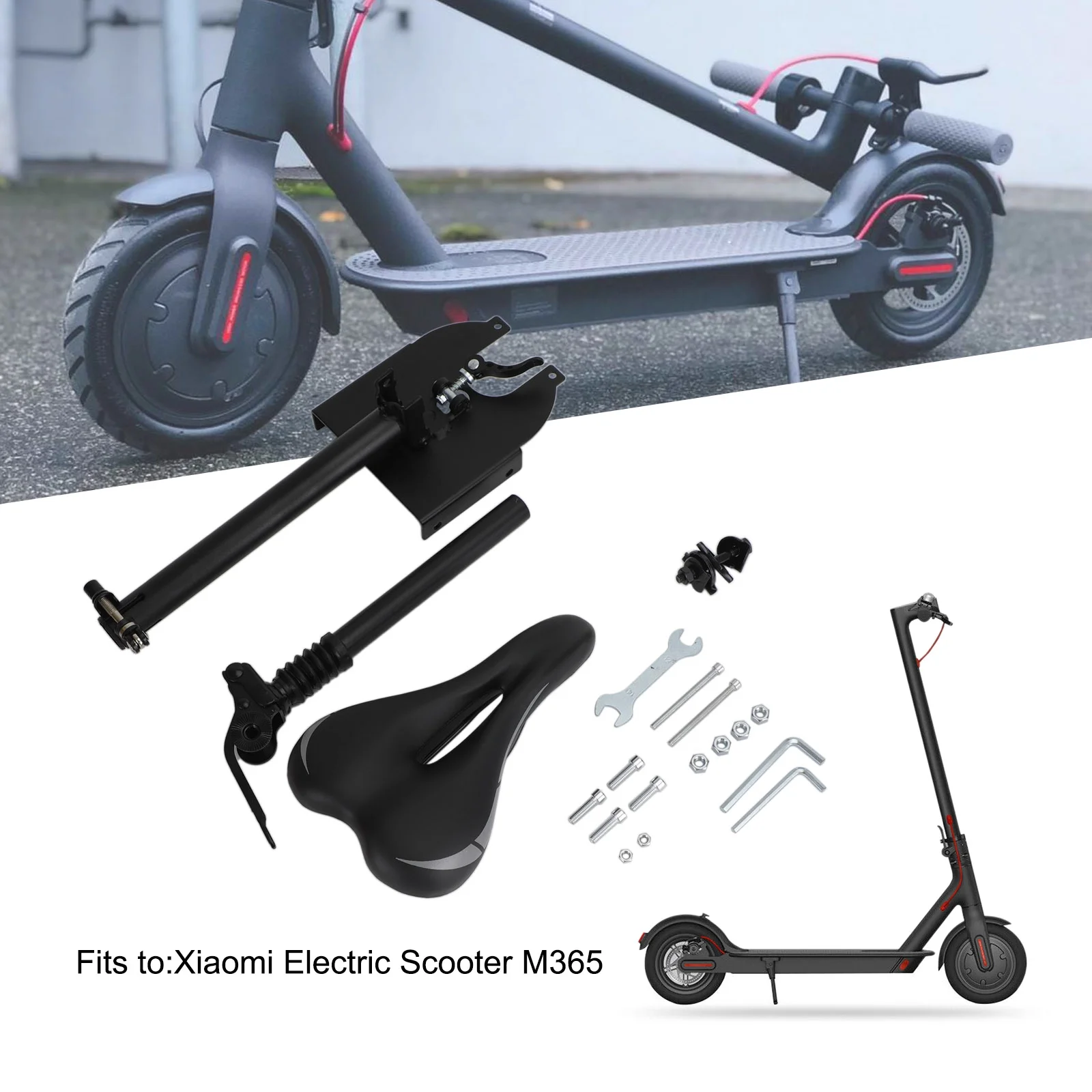Motor Genic Foldable Electric Scooter Seat Adjustable Skateboard Saddle For Xiaomi M365