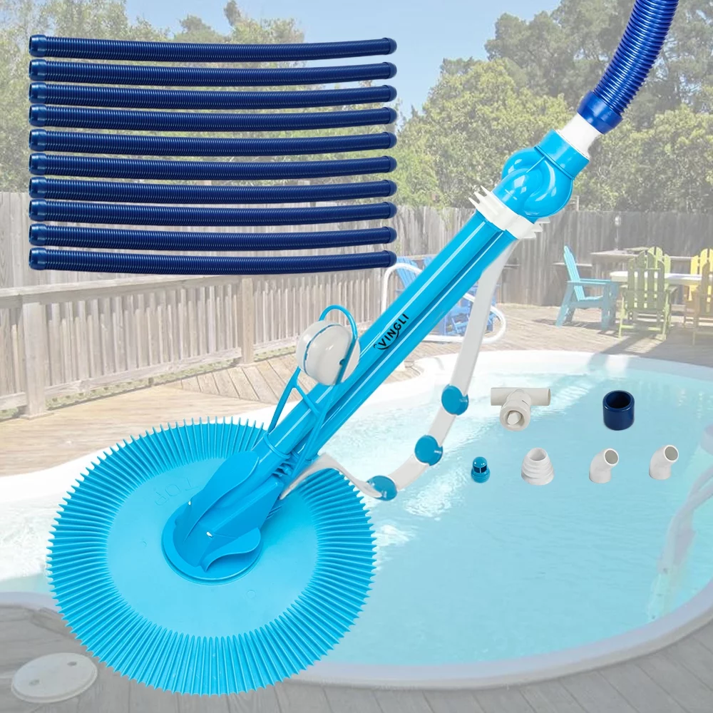 Ktaxon Pool Cleaner Automatic Swimming Pool Vacuum Suction Side In-Ground Head Cleaner