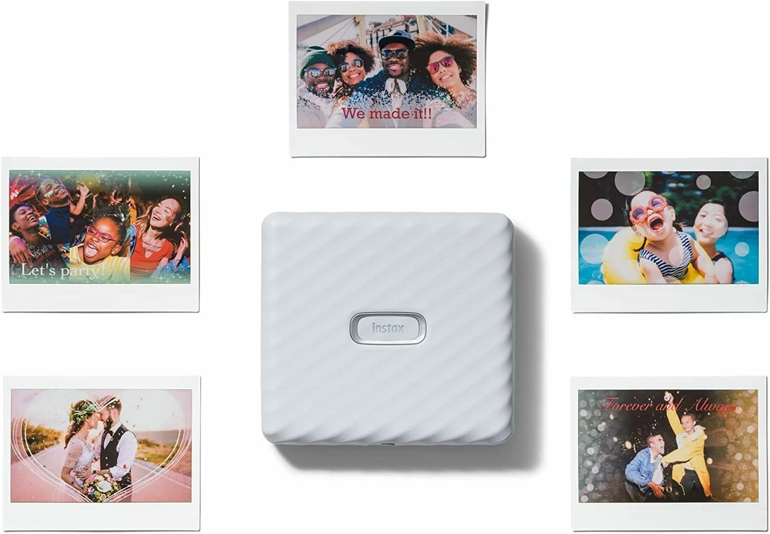 Fujifilm Instax Link Wide Instant Photo Printer with Monochrome Film Bundle