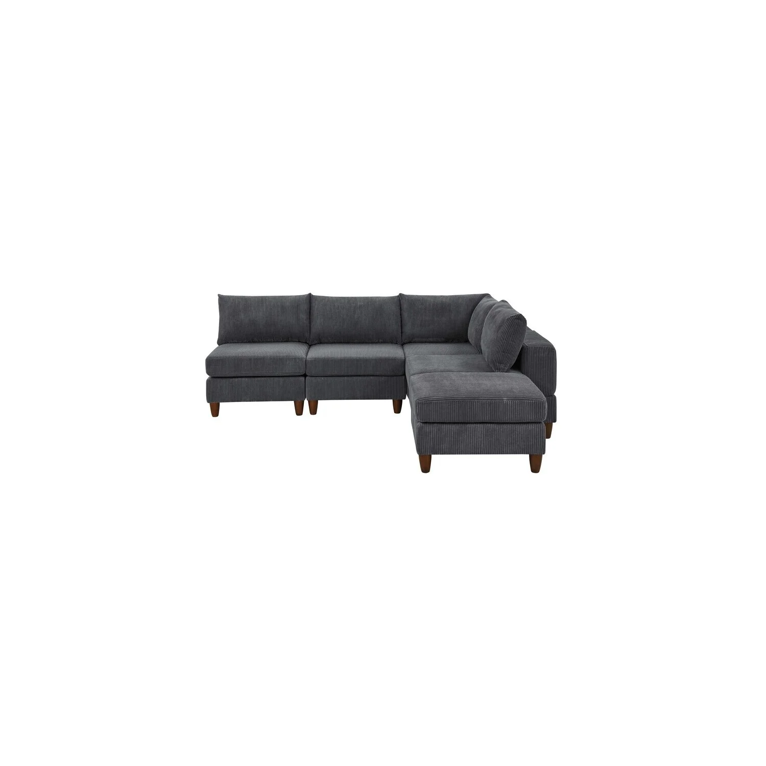HomeStock 5 - Piece Upholstered Sectional