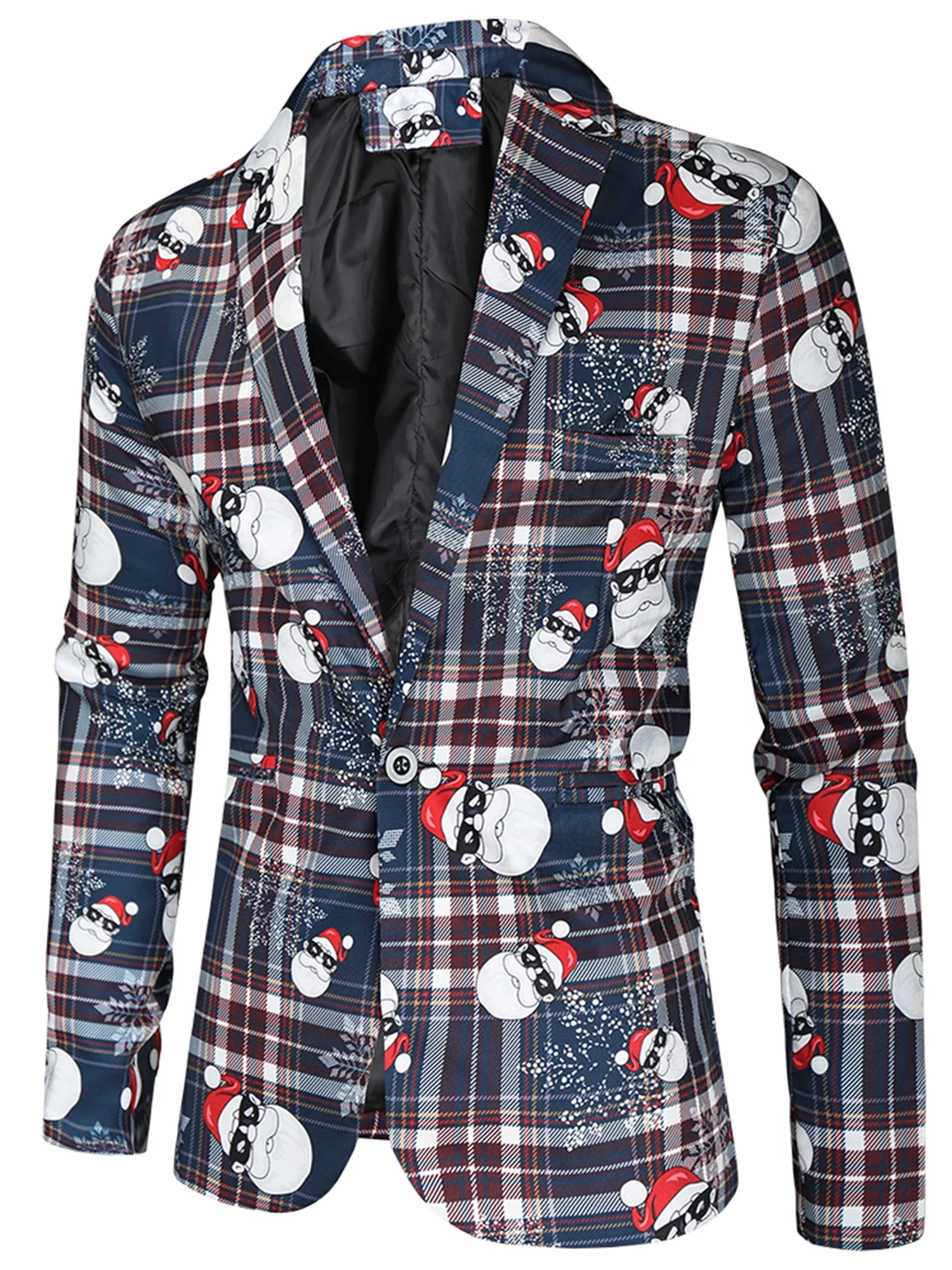 Men's 3 Piece Slim Fit Suit Double Breted Tuxedo Suits Blazer Pants Vest Suit Set