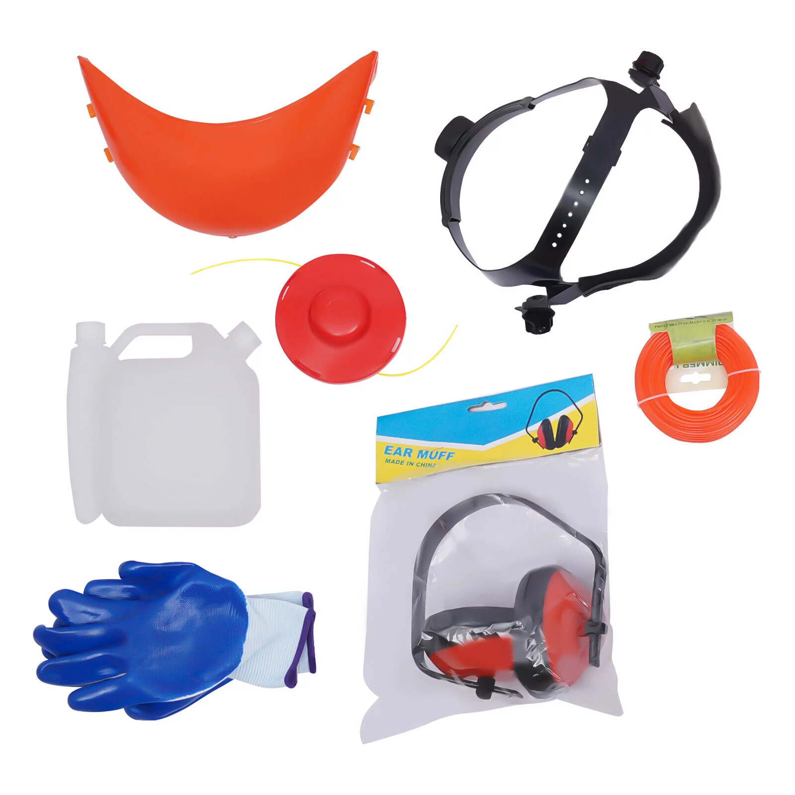 4in1 51.7CC Gas Pole Saw Brush Cutter Gas Hedge Trimmer CG520,2-Stroke