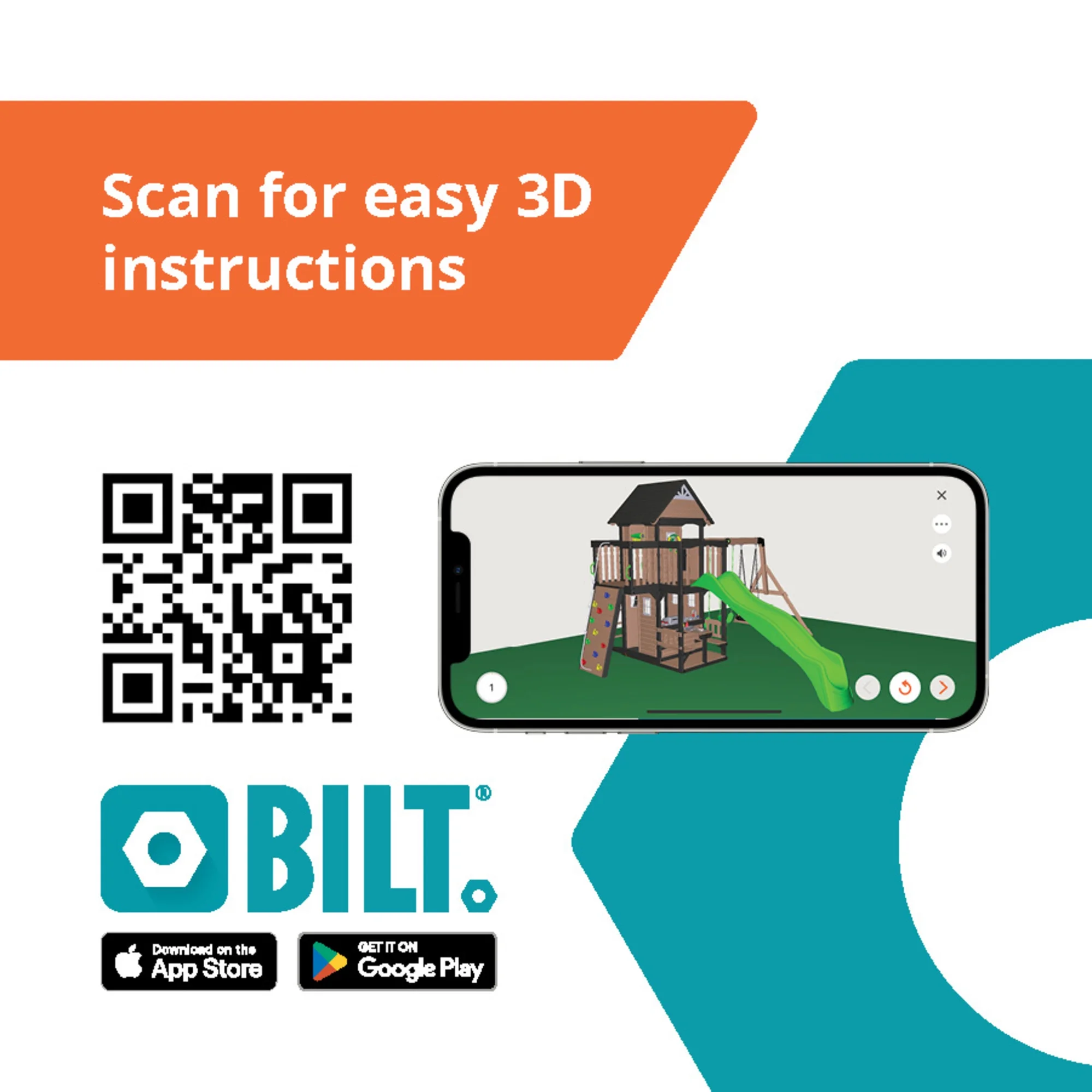 Backyard Discovery Canyon Creek Swing Set With Gray Wave Slide