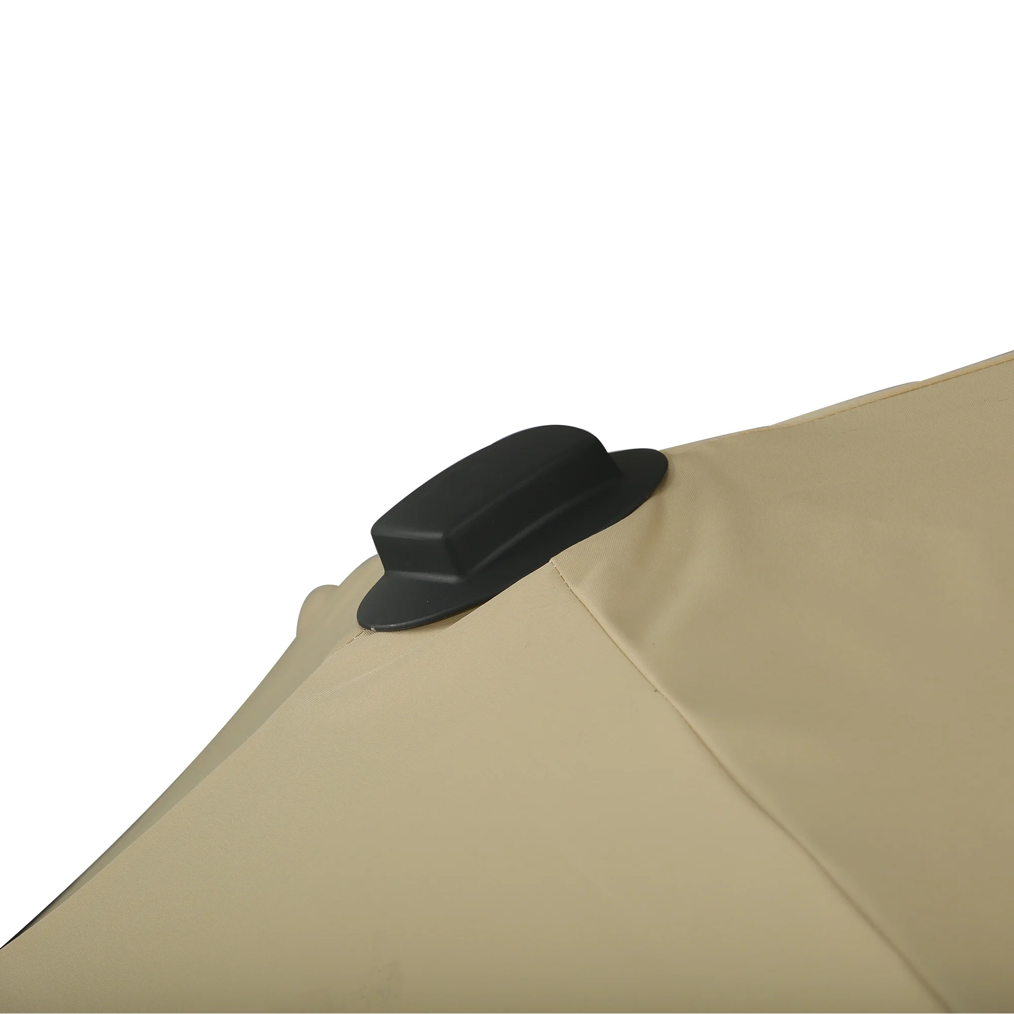 CoSoTower 10ft Offset Patio Umbrella, Hanging Cantilever Umbrella, Square Shape, Aluminum Cross Base, Tilt, 360-Degree Rotation, Beige