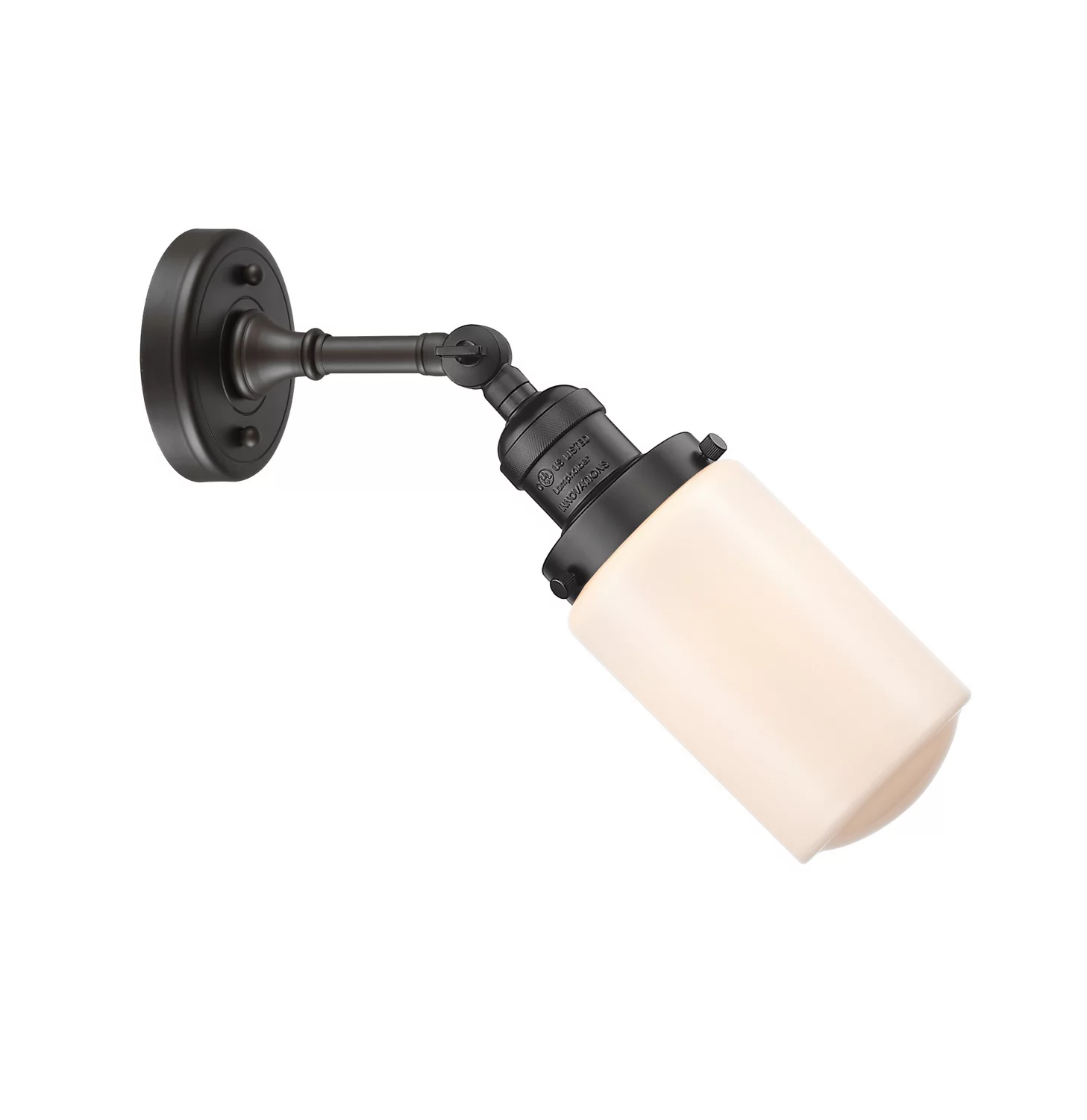Innovations 203-OB-G311 Dover 1 Light Sconce part of the Franklin Restoration Collection, Oil Rubbed Bronze