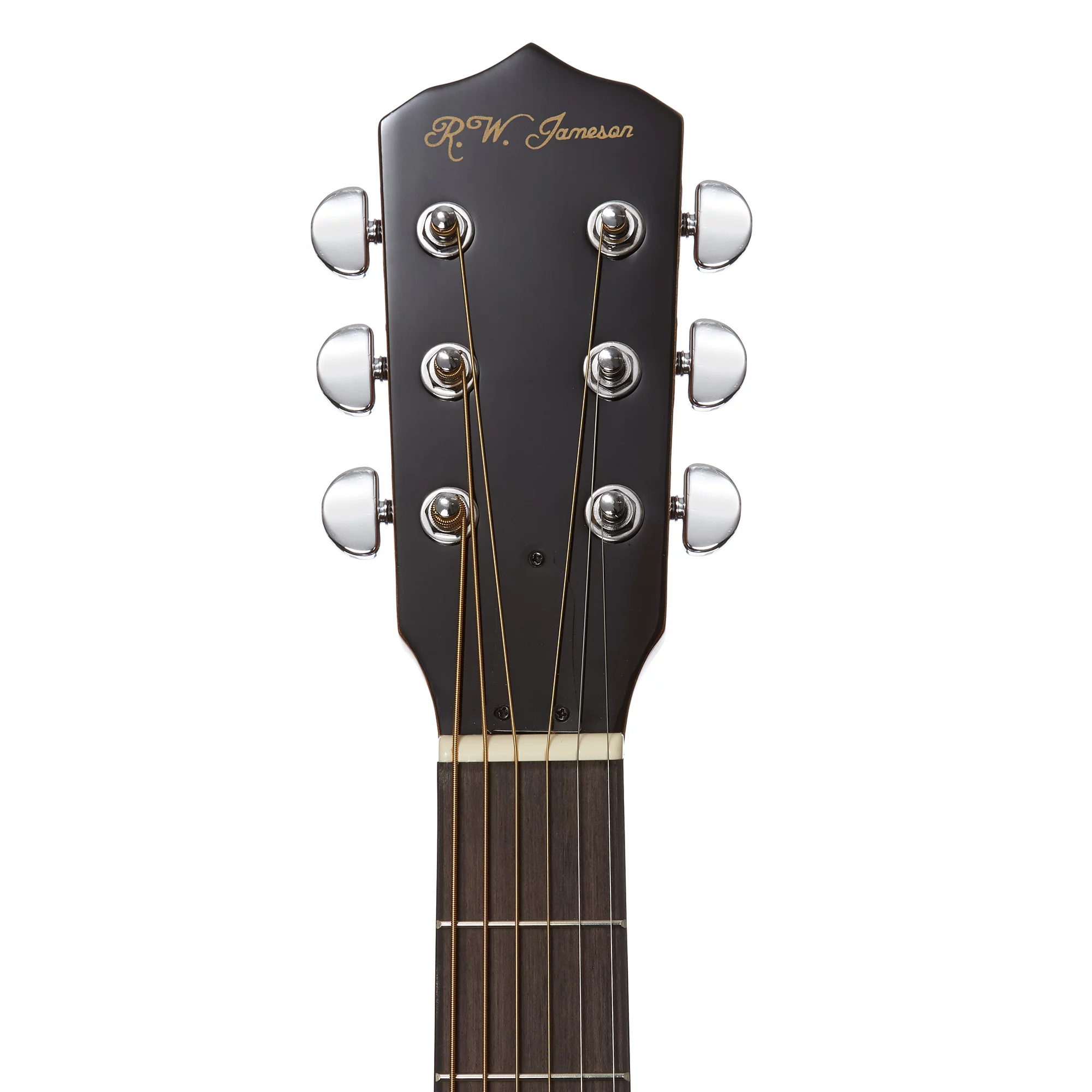 Jameson Guitars 6-String Banjo Guitar with Closed Back Resonator and 24 Brackets