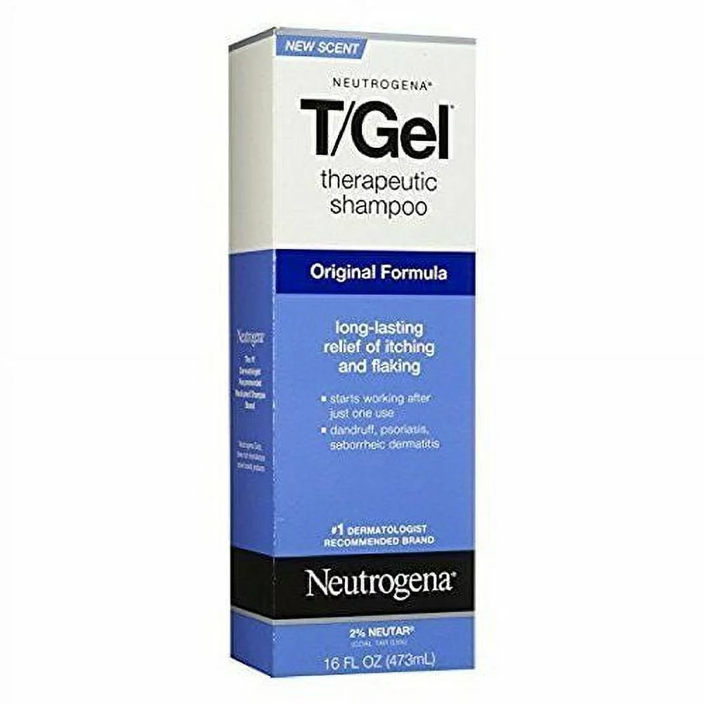 Neutrogena T/Gel Therapeutic Shampoo Original Formula 16 oz Packs of 4