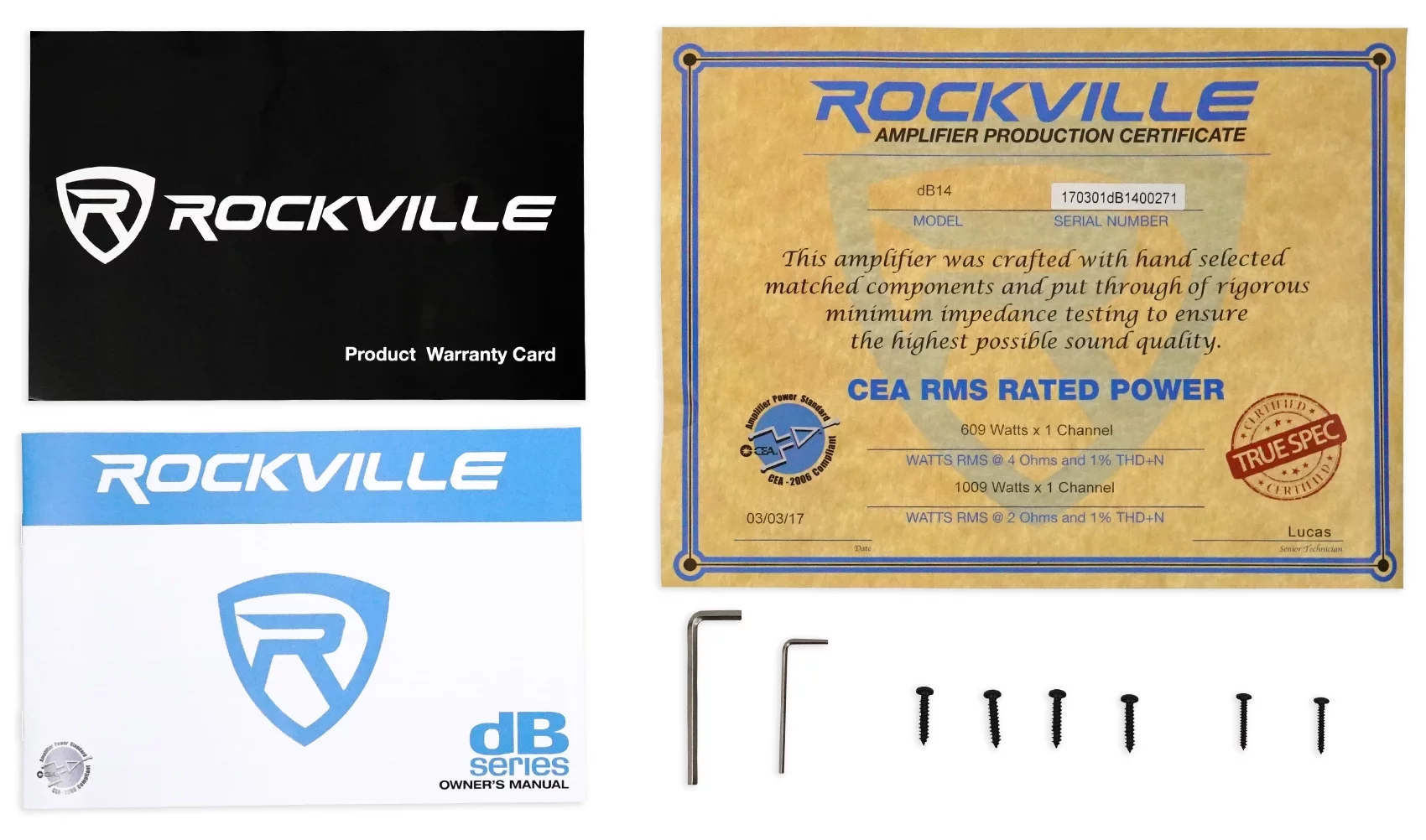 2) Rockville K5 W15K5S4 15