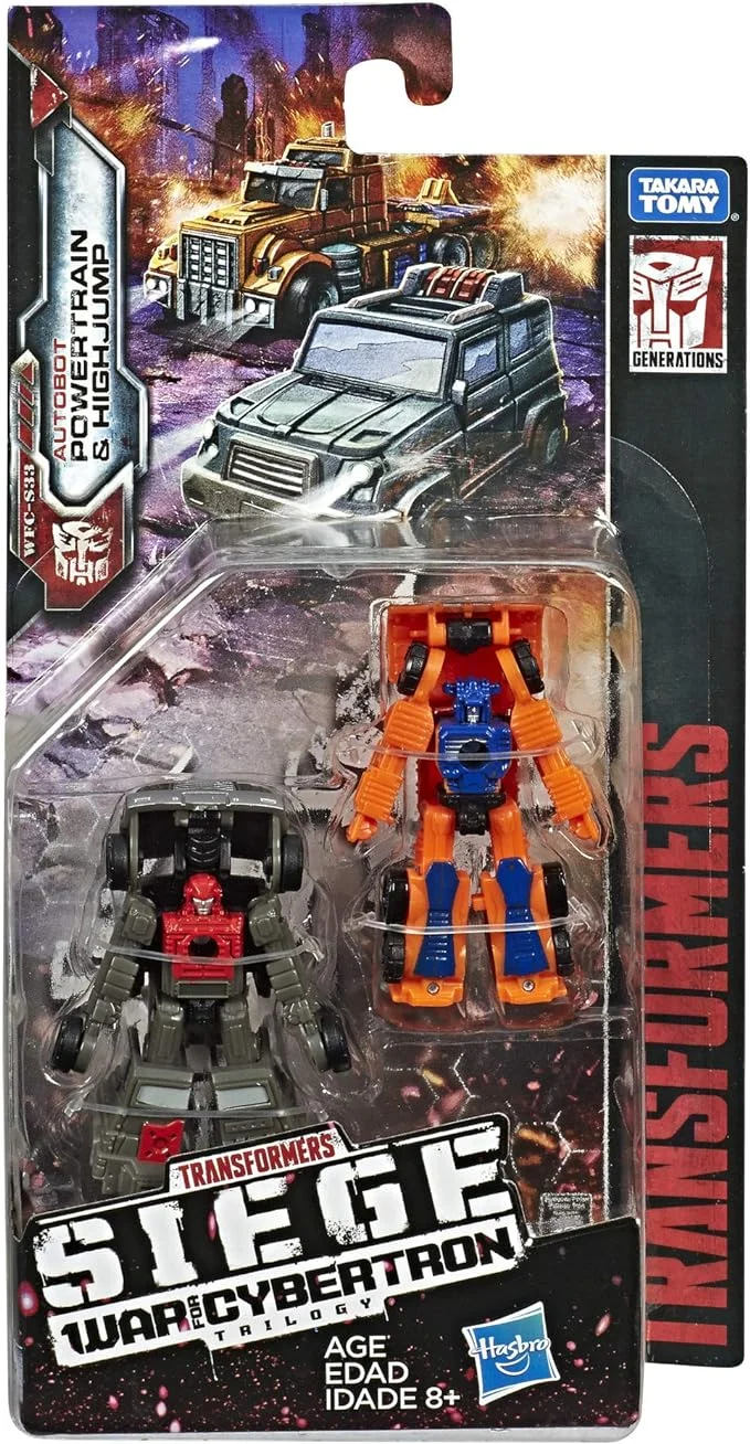 Transformers Toys Generations War for Cybertron: Siege Micromaster Wfc-S33 Autobot Off-Road Patrol 2-Pack - Adults and Kids Ages 8 and Up, 1.5-Inch