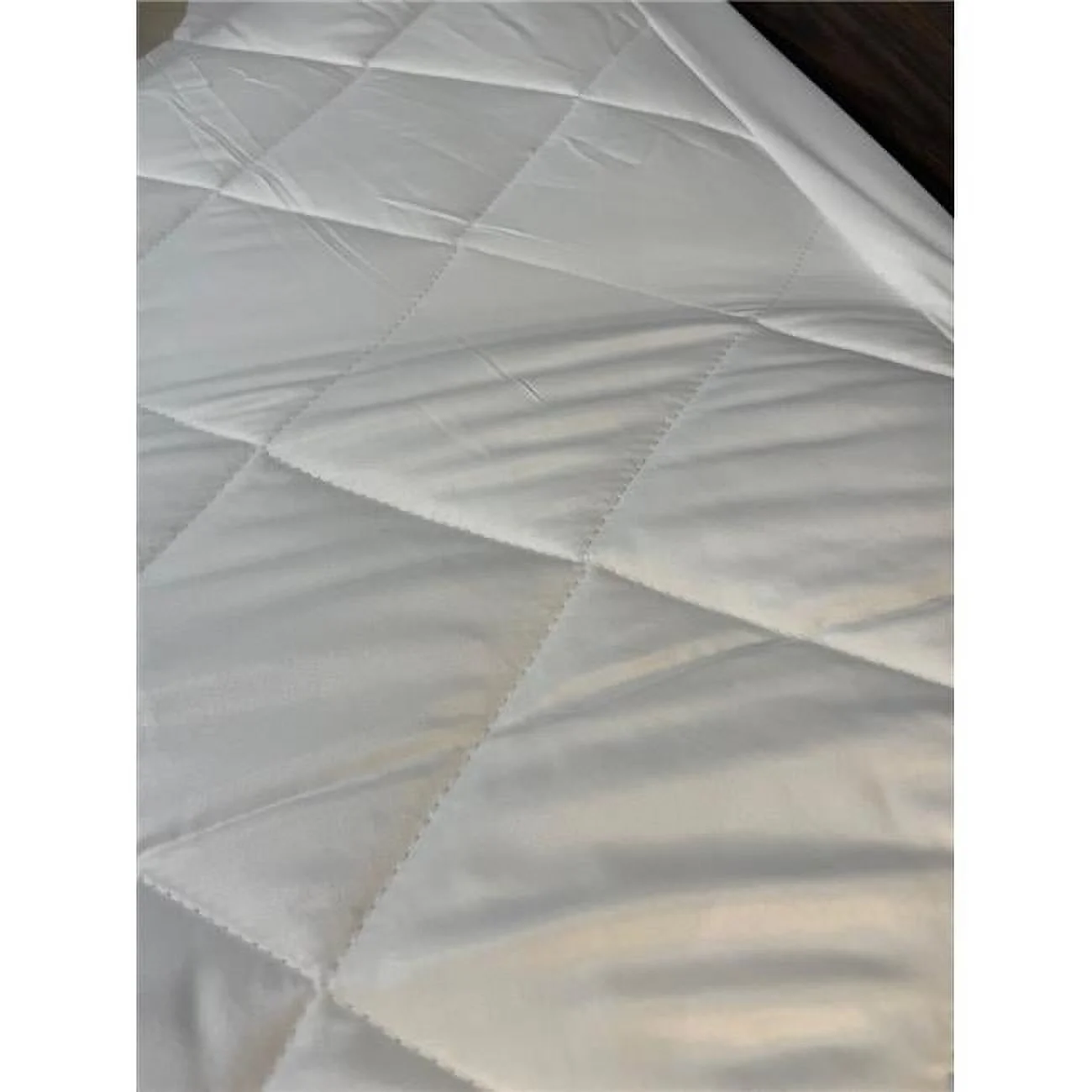 Rifz GOTL Collection Quilted Waterproof Mattress Pads with Anchor Band White King 2 PK