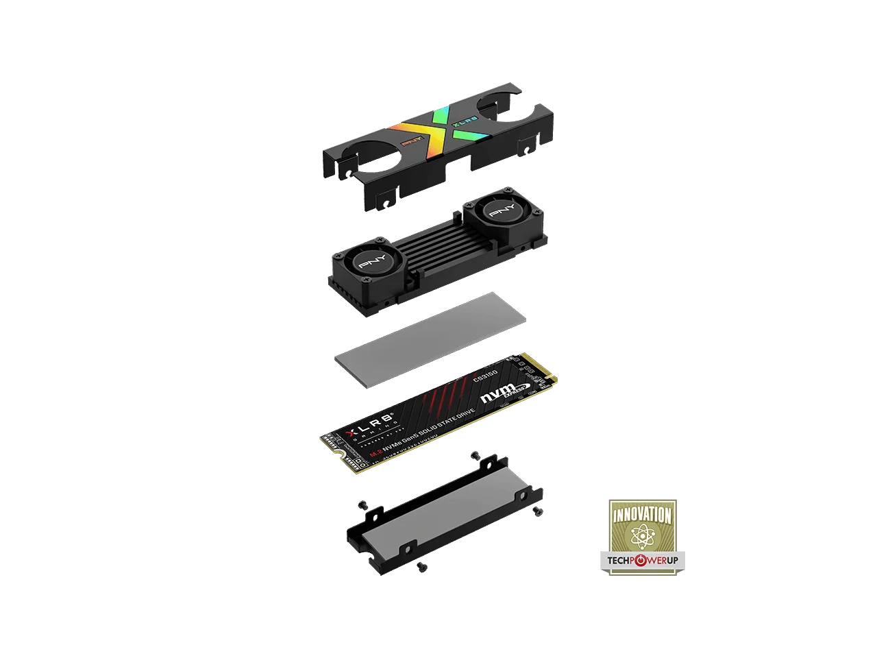 PNY XLR8 M.2 2280 1TB  RGB PCI-Express 5.0 x4 3D NAND Internal Solid State Drive (SSD) CS3150